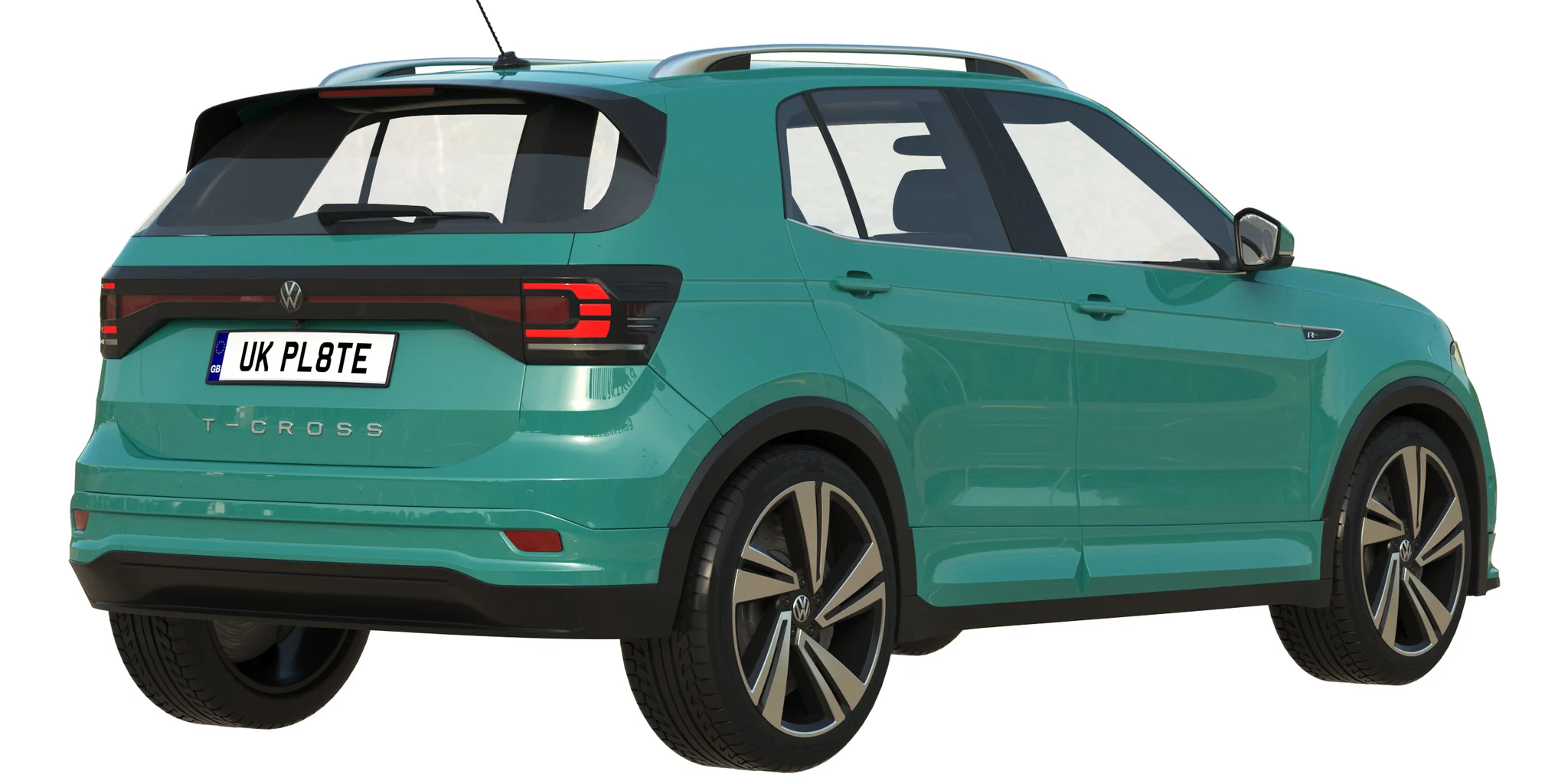 Volkswagen T Cross, 3D model preview 9