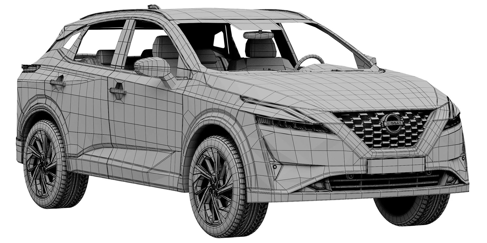 Nissan Qashqai, 3D model preview 17