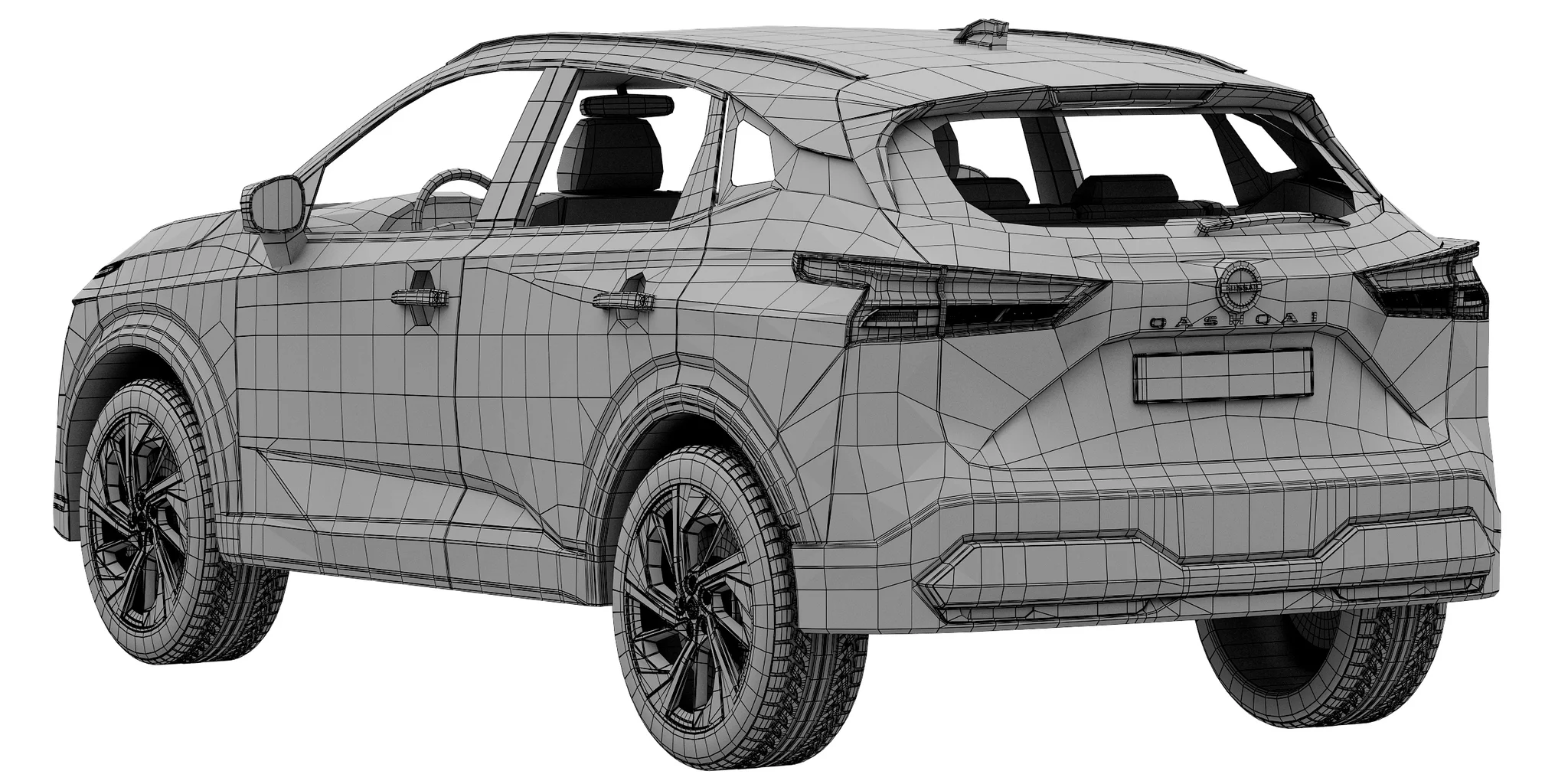 Nissan Qashqai, 3D model preview 23