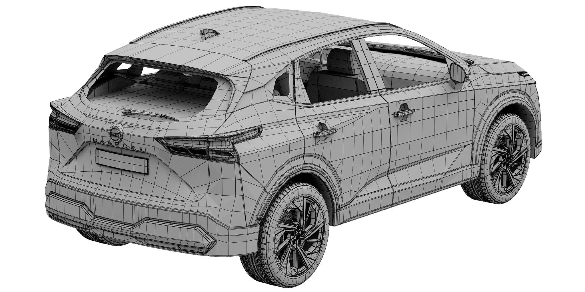 Nissan Qashqai, 3D model preview 36