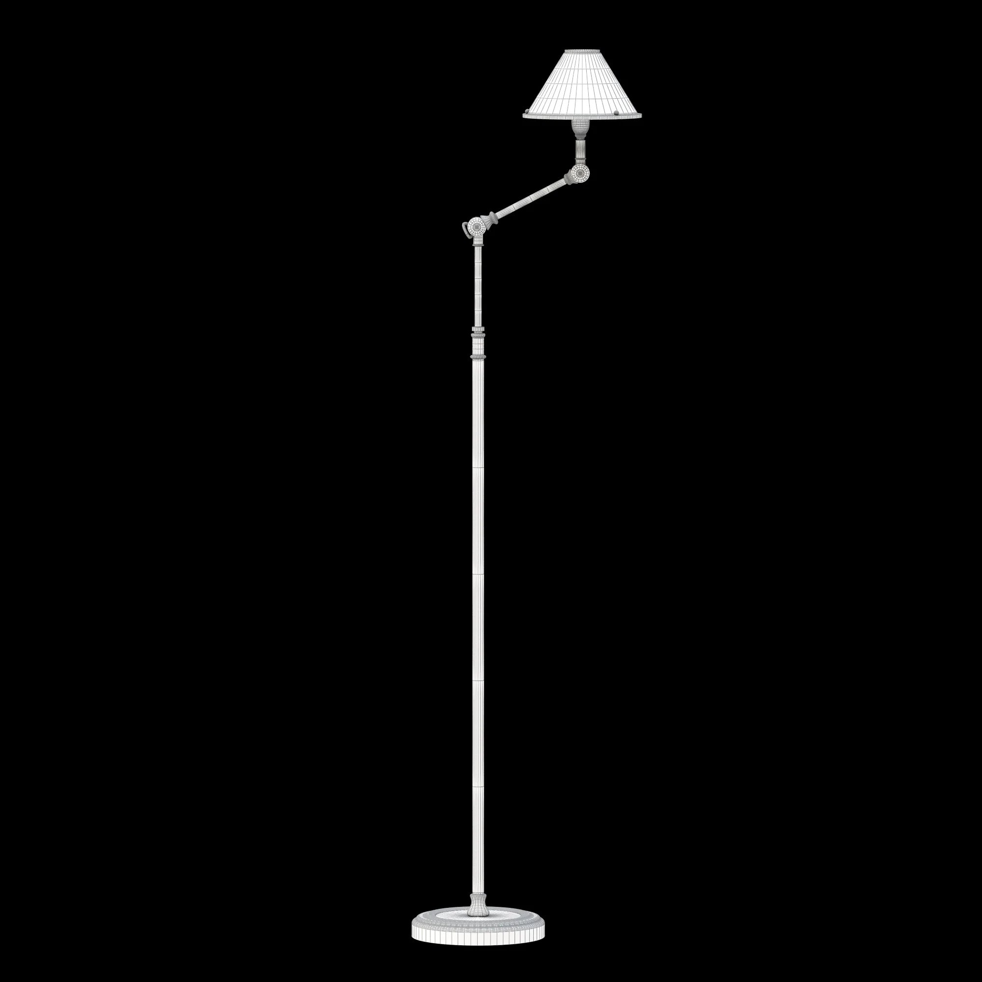 Ralph Lauren Anette Floor Lamp — 3D model preview 1