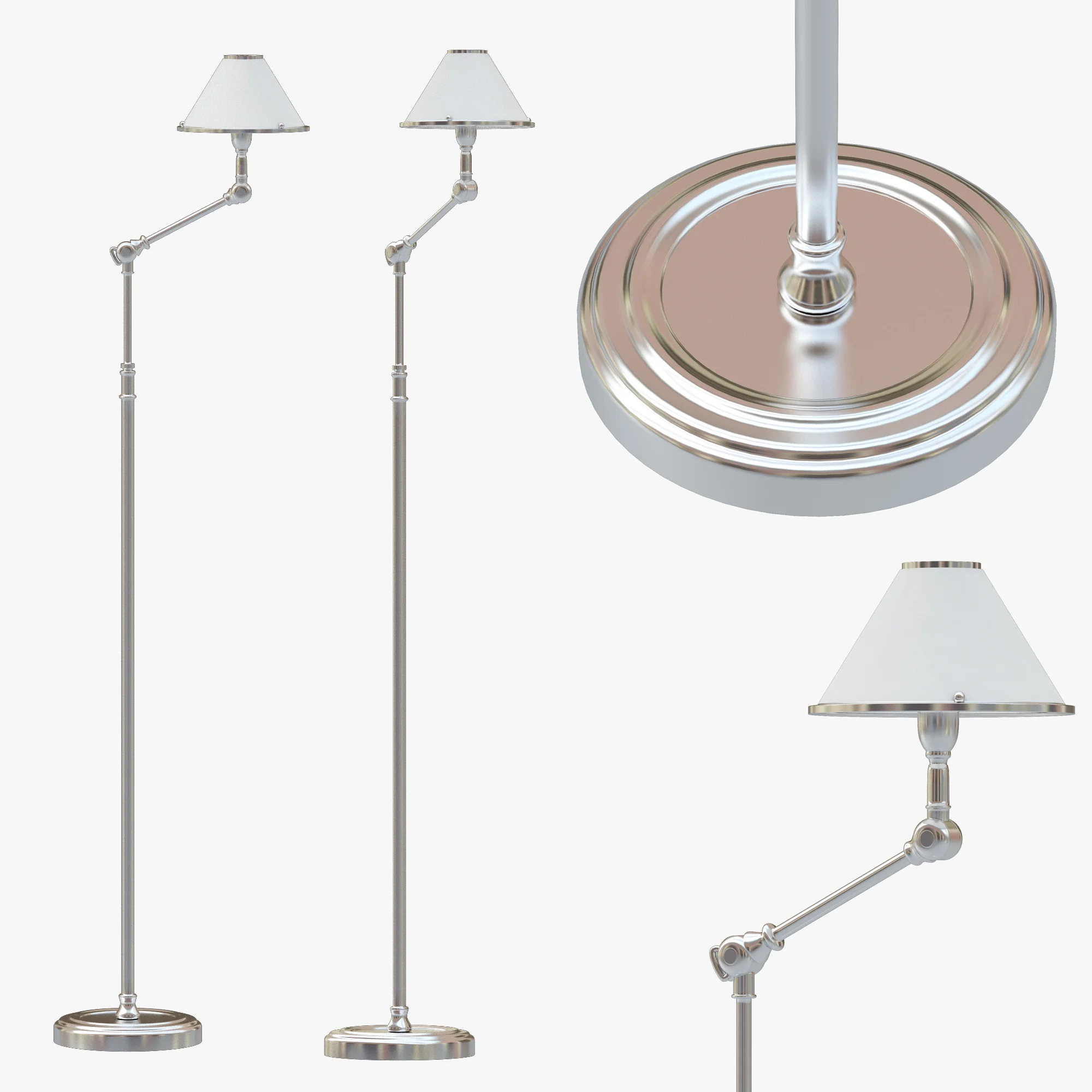 Ralph Lauren Anette Floor Lamp — 3D model preview 8