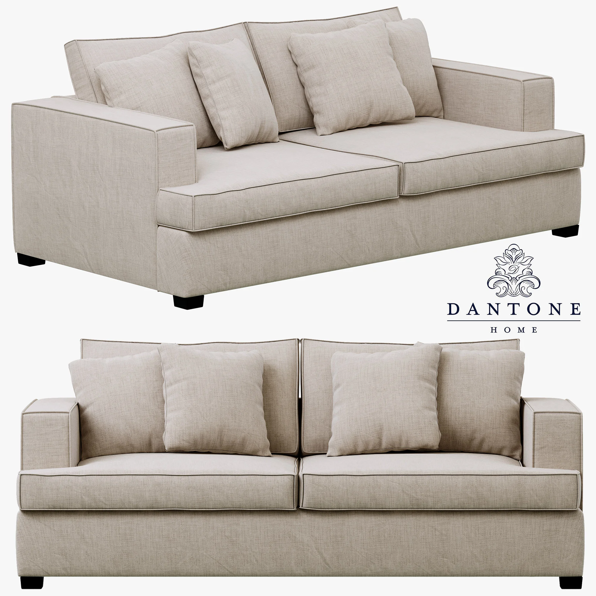 Dantone Home Lester — 3D model preview 2