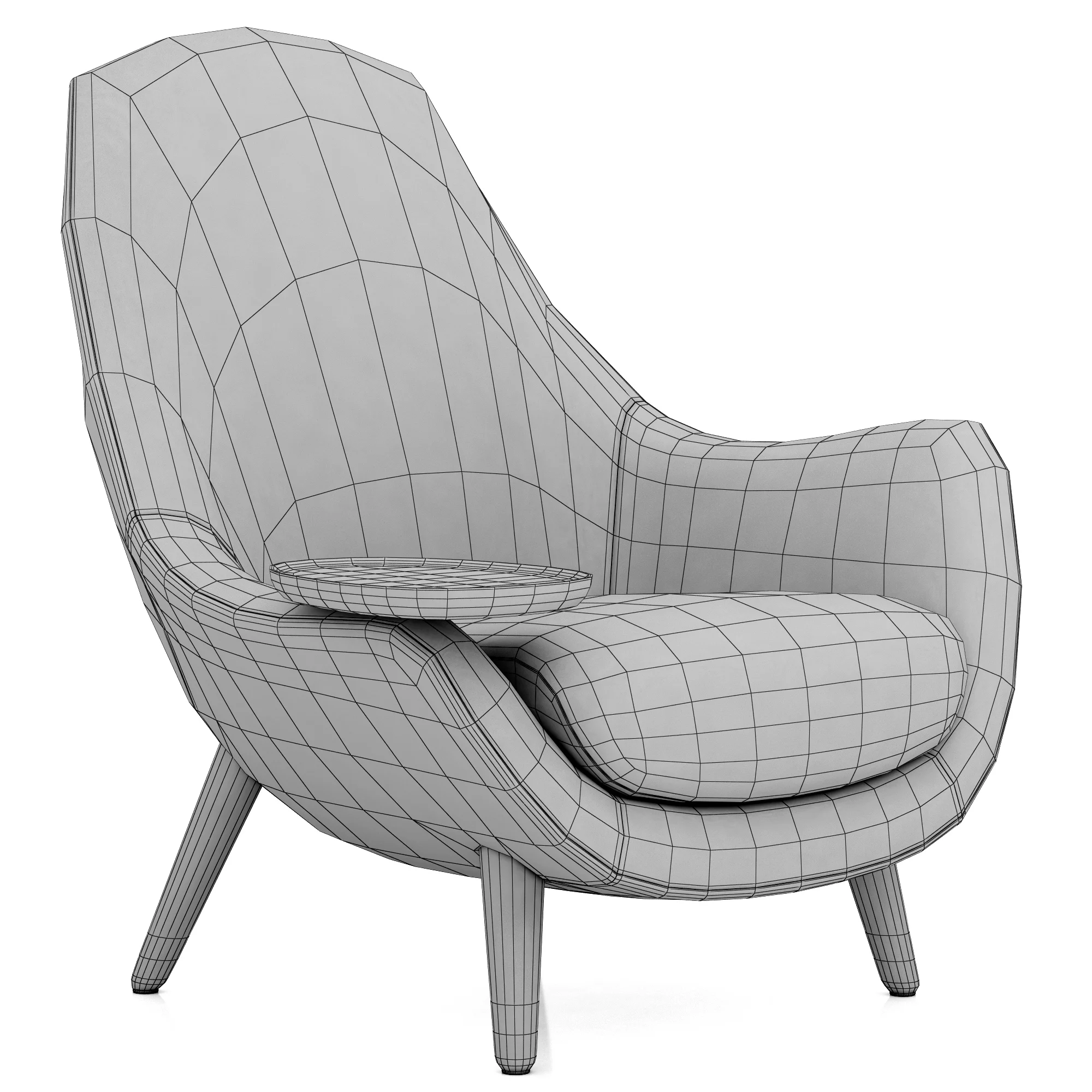 Poliform Mad King — 3D model preview 7