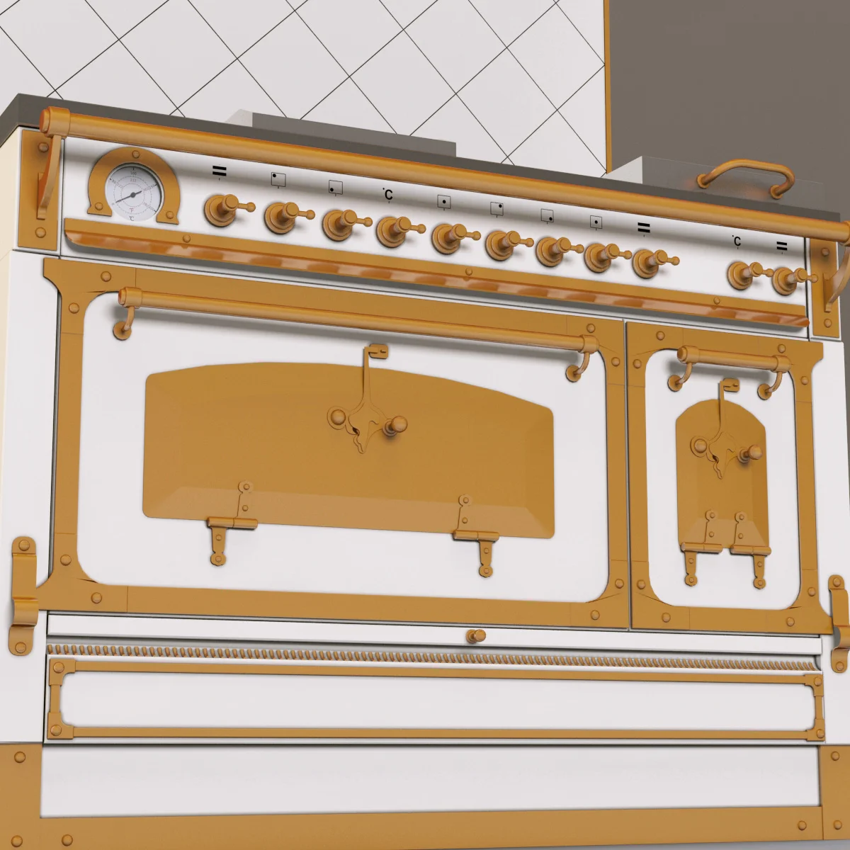 Restart ELG111 Cooking Block 120 Felix Roya — 3D model preview 1