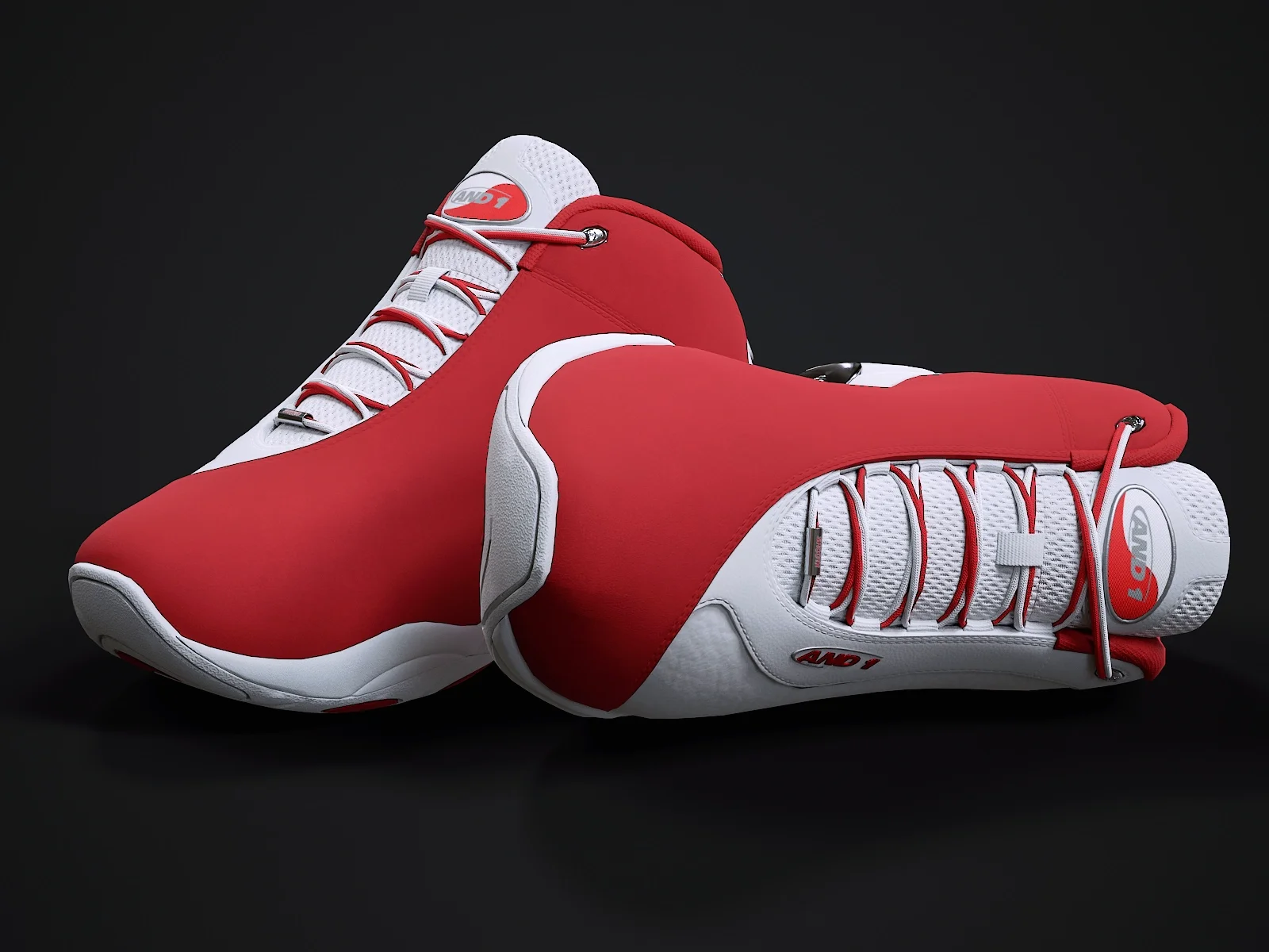 AND1 Tai-Chi sneaker 1, 3D model preview 3