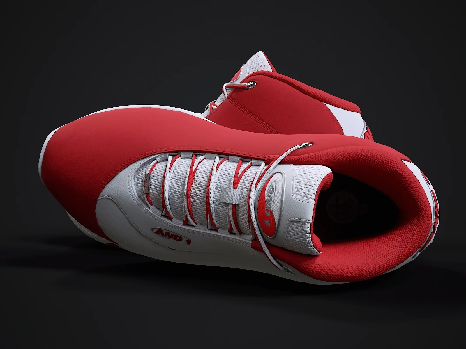 AND1 Tai-Chi sneaker 1, 3D model preview 5