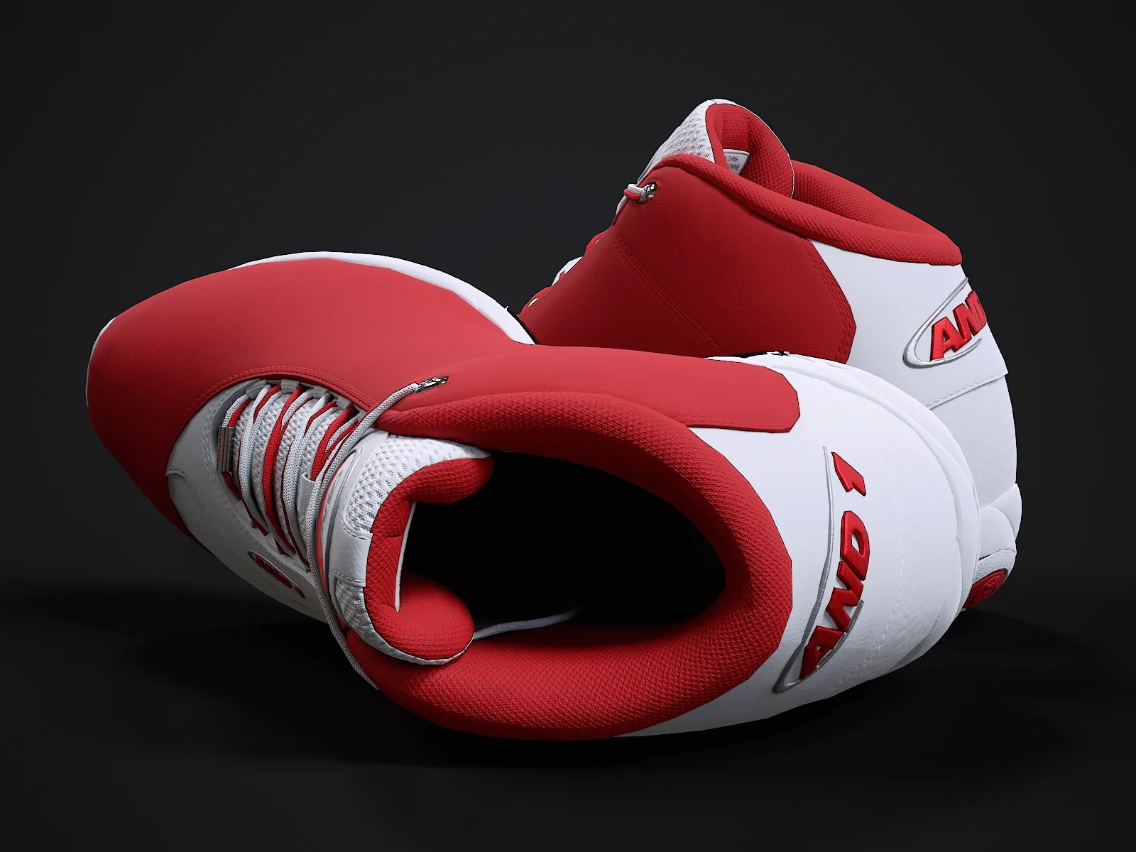 AND1 Tai-Chi sneaker 1, 3D model preview 6