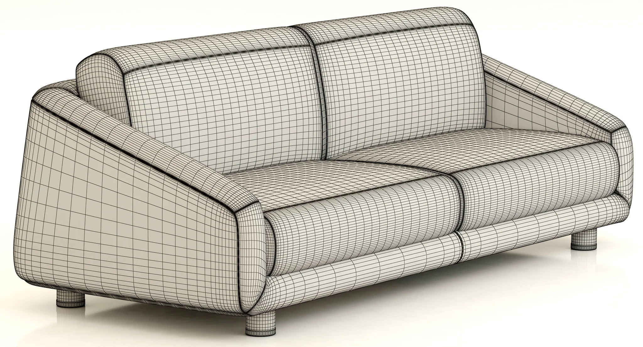 Ditre Italia Class Sofa — 3D model preview 8