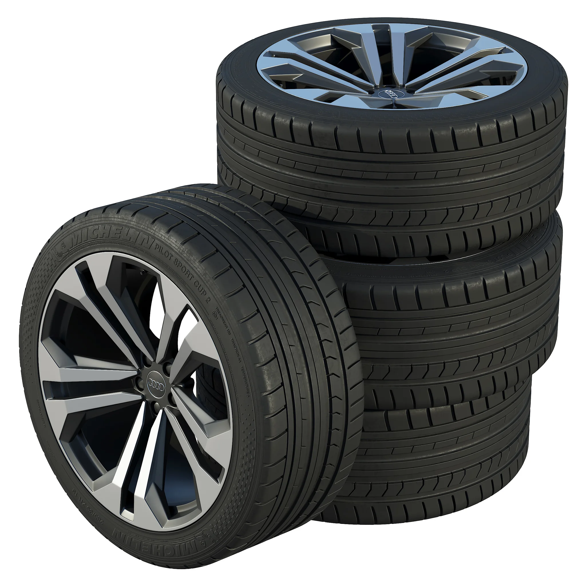 Audi Tires 3 — 3D model preview 1