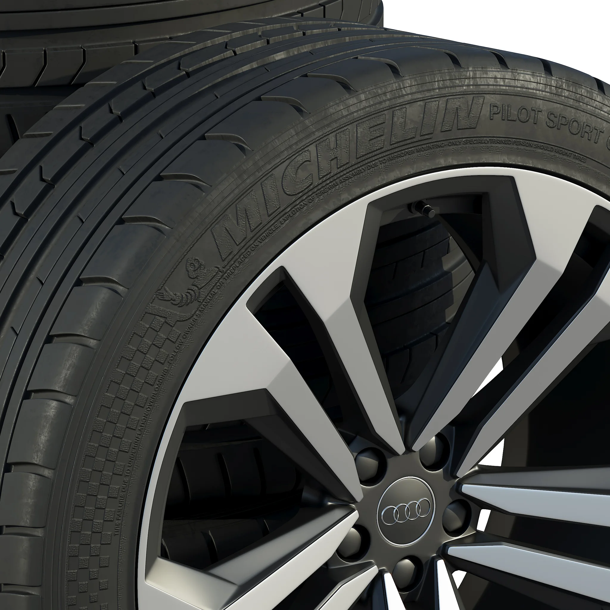 Audi Tires 3 — 3D model preview 3
