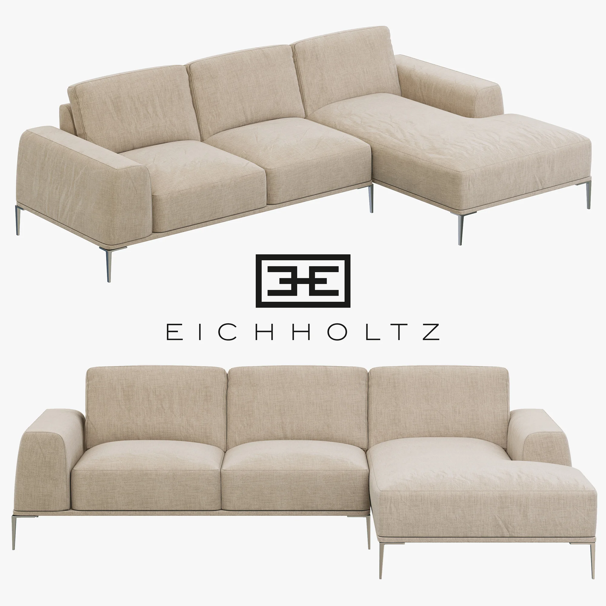 Eichholtz Lounge Sofa Montado — 3D model preview 2