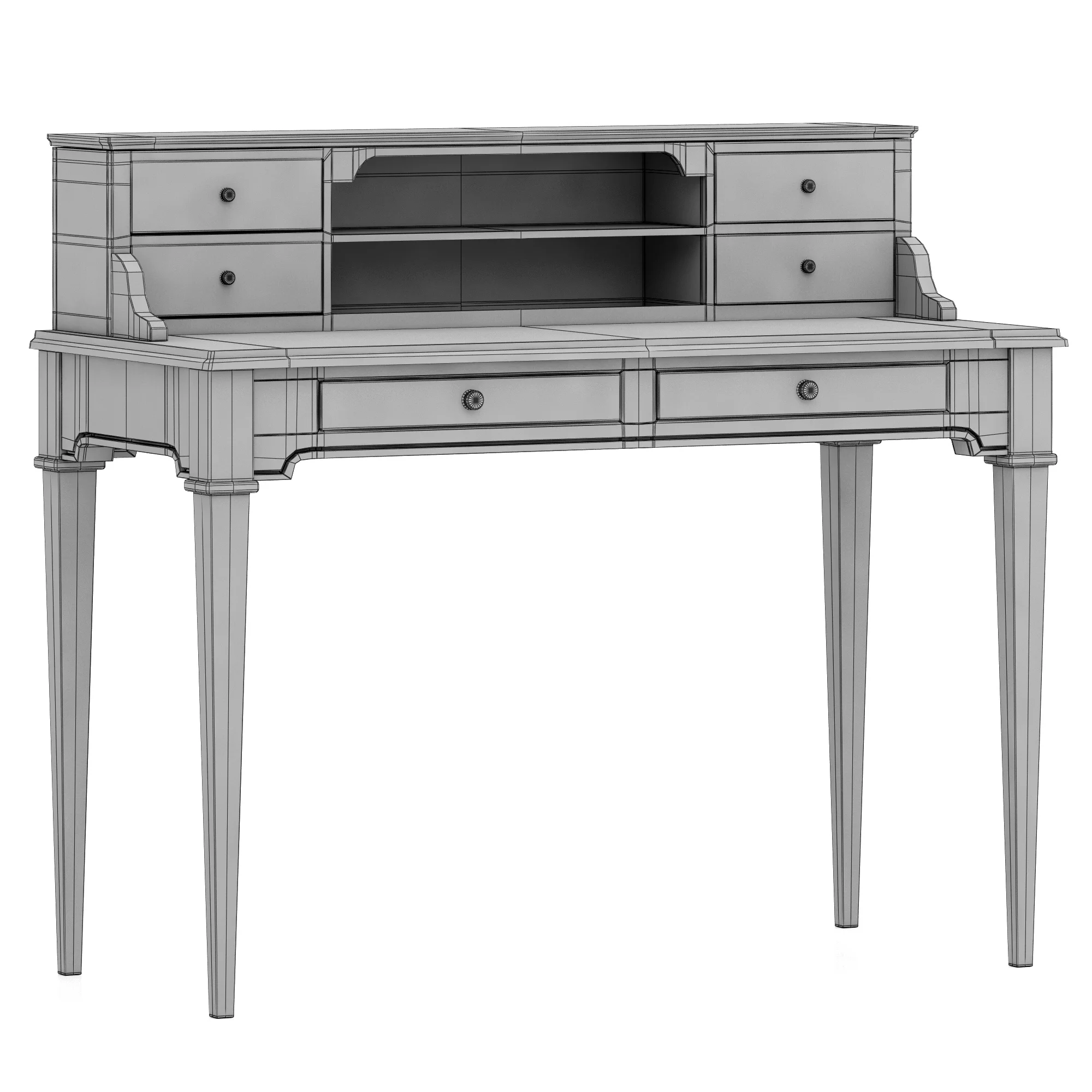 Dantone Home Oxford Table — 3D model preview 7