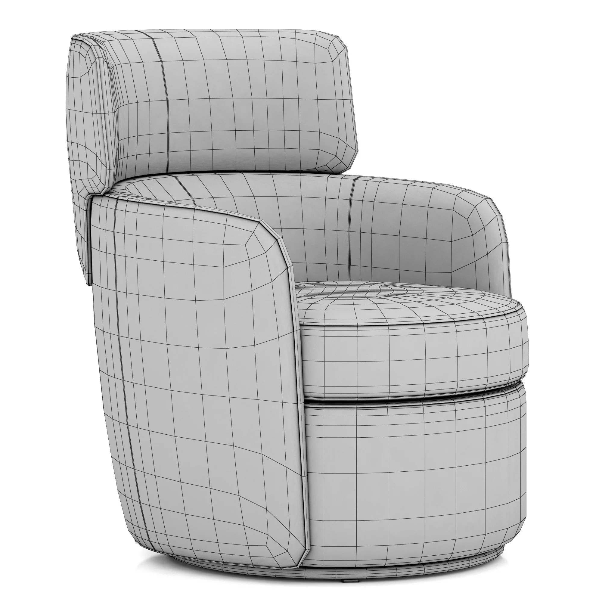 Ditre Italia CLAIRE SWIVEL — 3D model preview 8