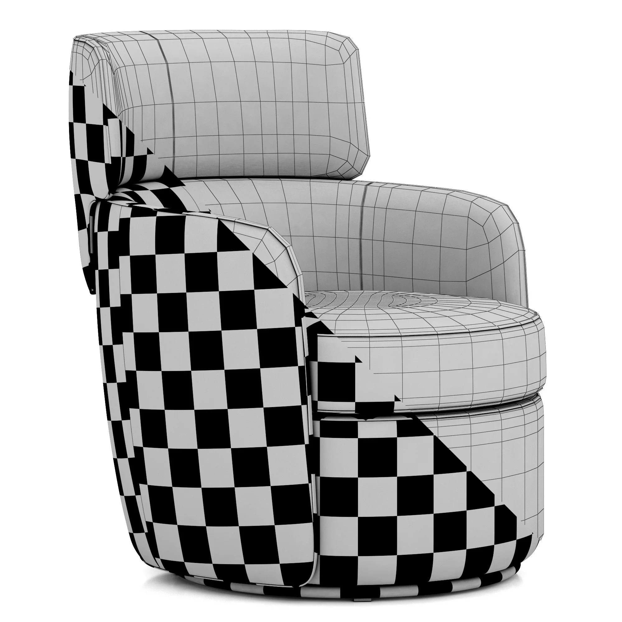 Ditre Italia CLAIRE SWIVEL — 3D model preview 9