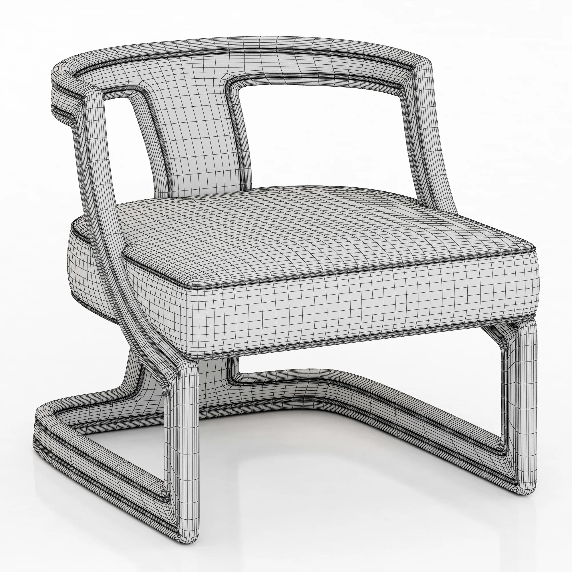 Brabbu BATAK ARMCHAIR — 3D model preview 2