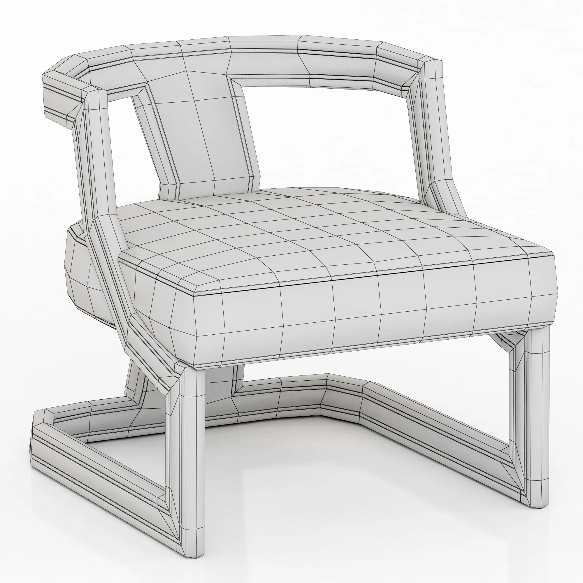Brabbu BATAK ARMCHAIR — 3D model preview 3