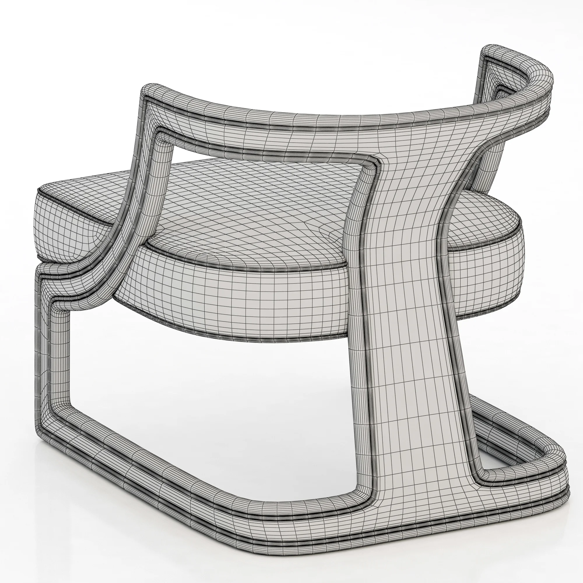 Brabbu BATAK ARMCHAIR — 3D model preview 6