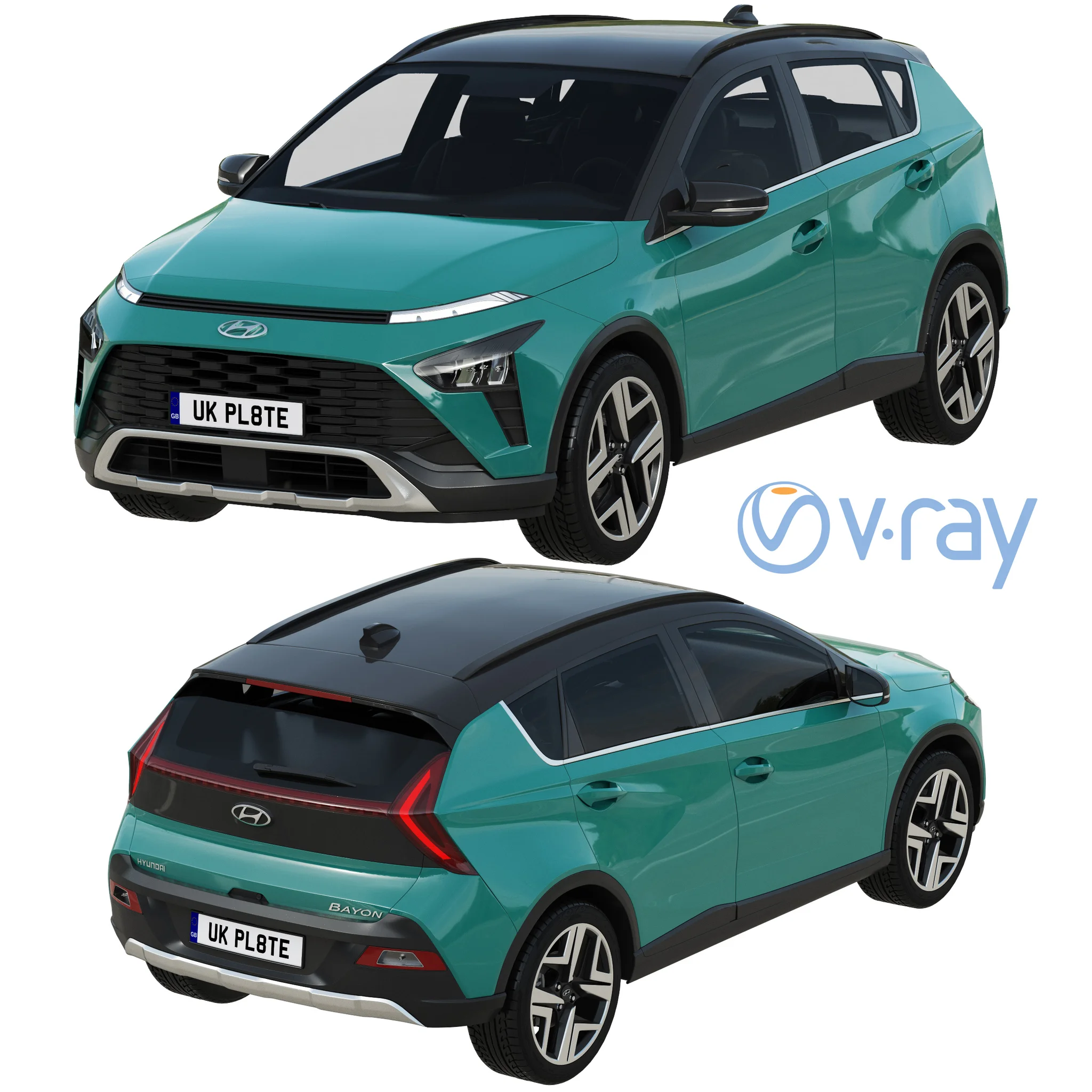 Hyundai Bayon, 3D model preview 14
