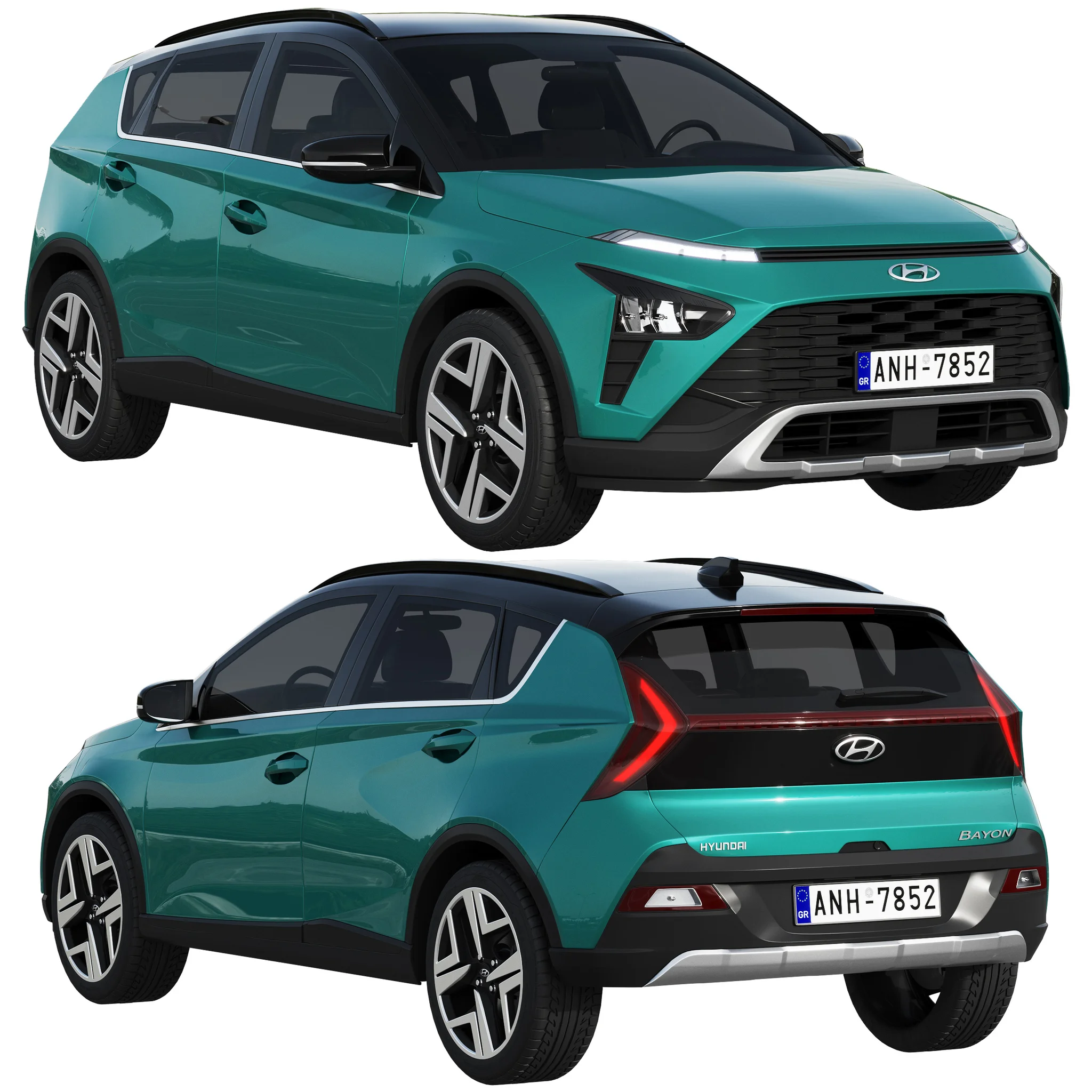 Hyundai Bayon, 3D model preview 16