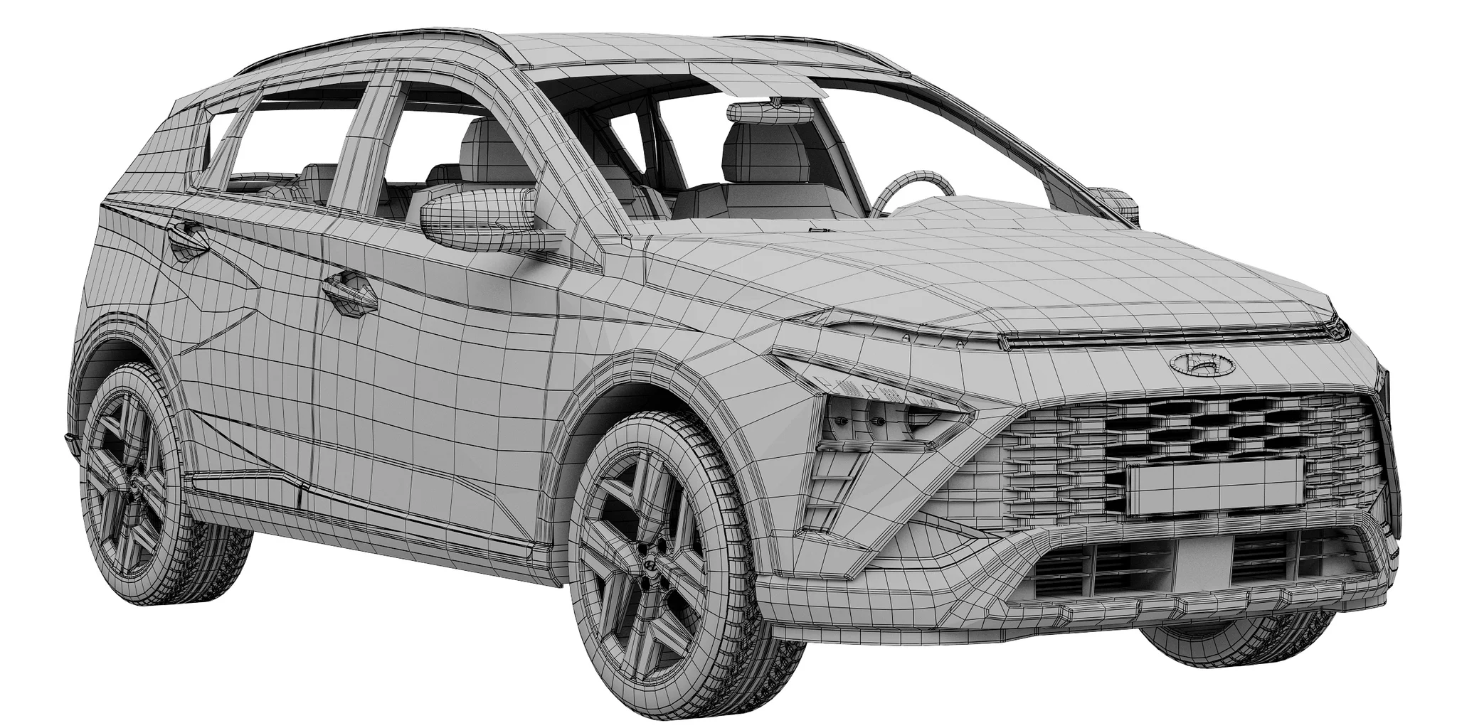 Hyundai Bayon, 3D model preview 17