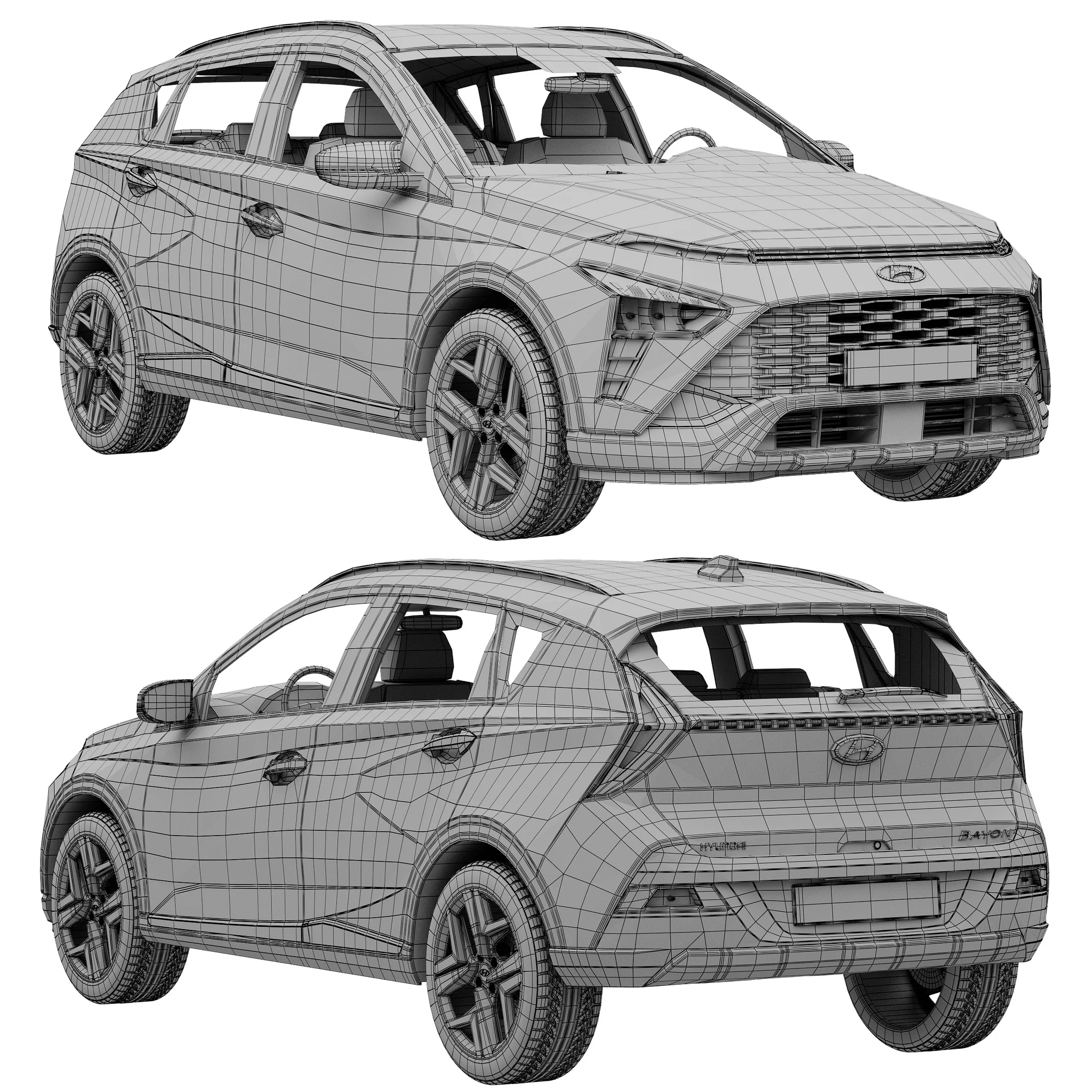 Hyundai Bayon, 3D model preview 18