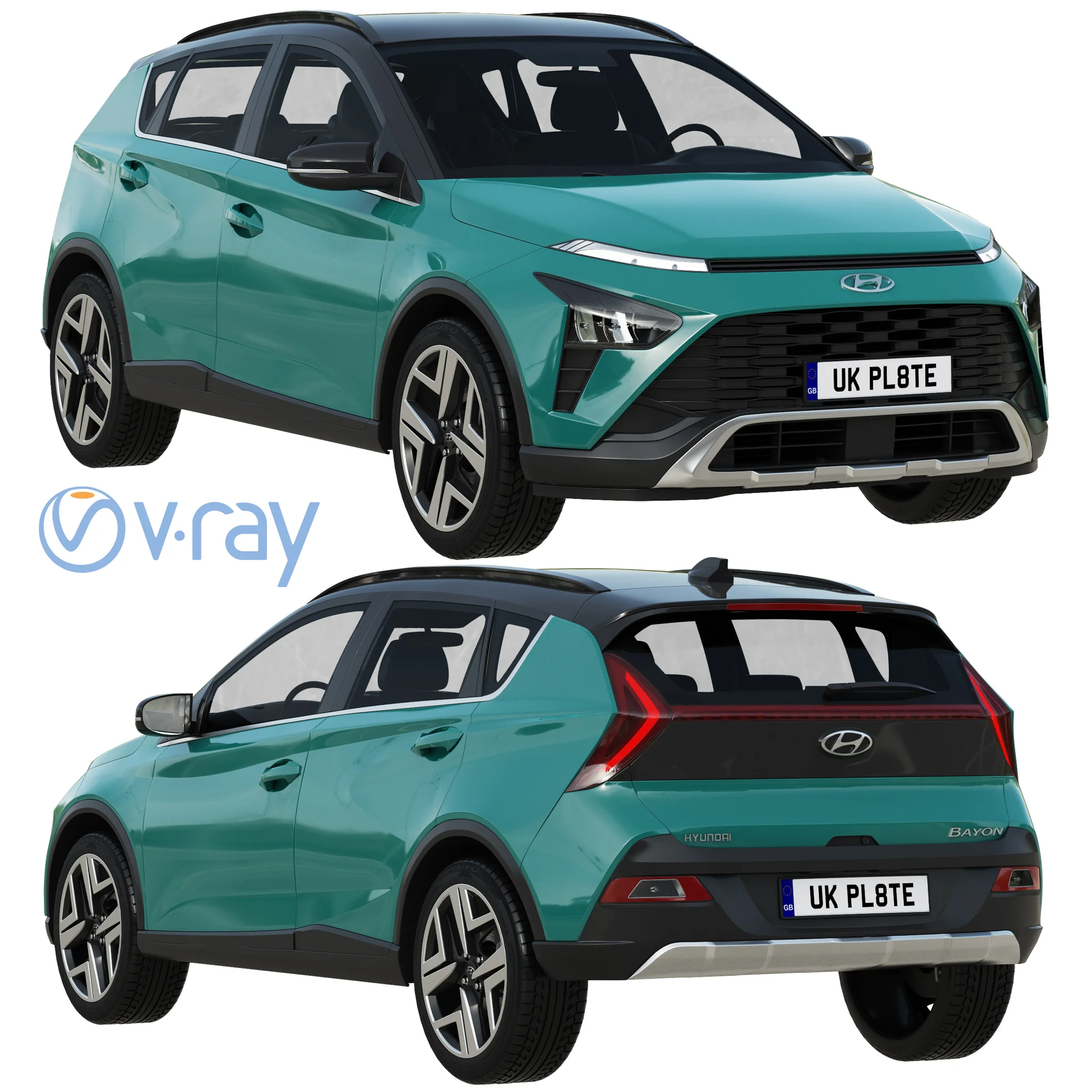 Hyundai Bayon, 3D model preview 20
