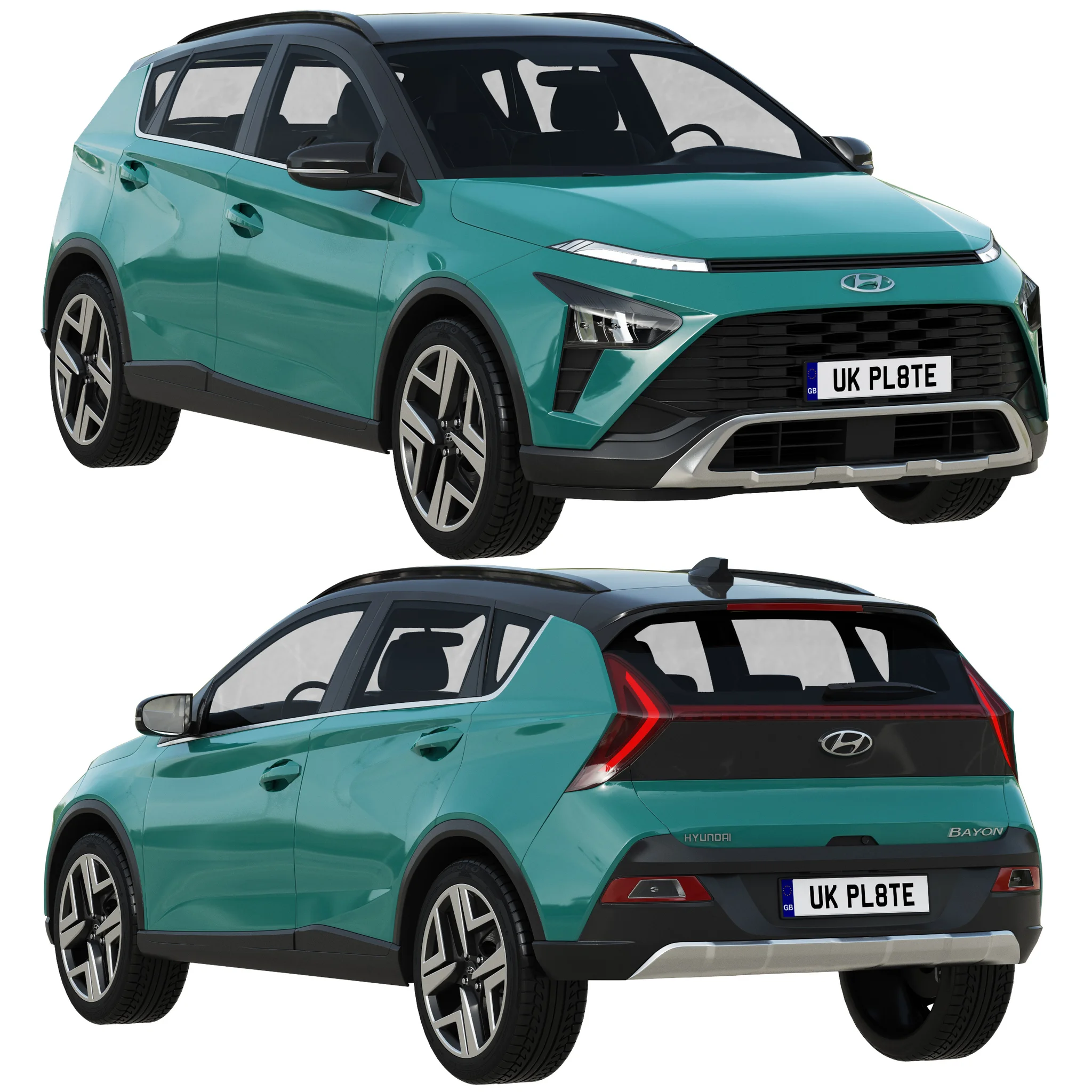 Hyundai Bayon, 3D model preview 21