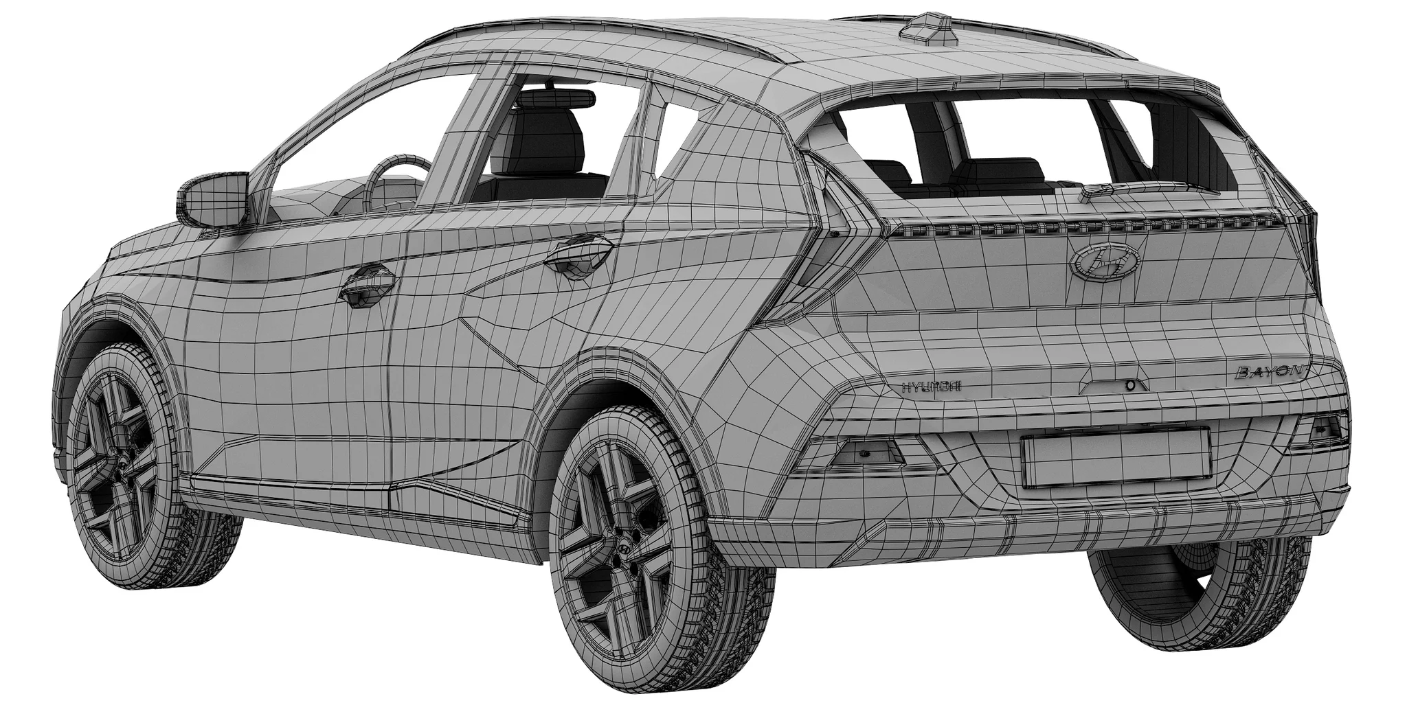 Hyundai Bayon, 3D model preview 23