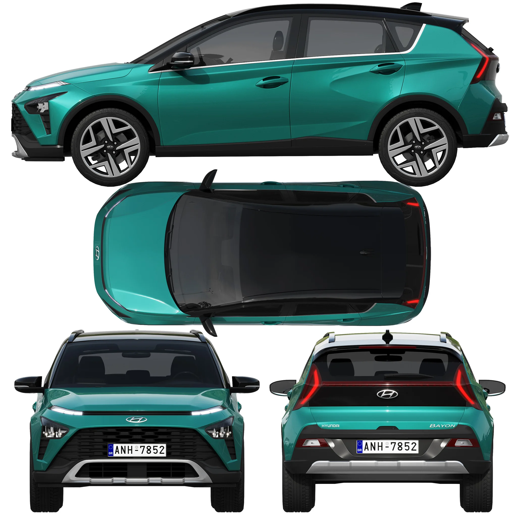Hyundai Bayon, 3D model preview 28