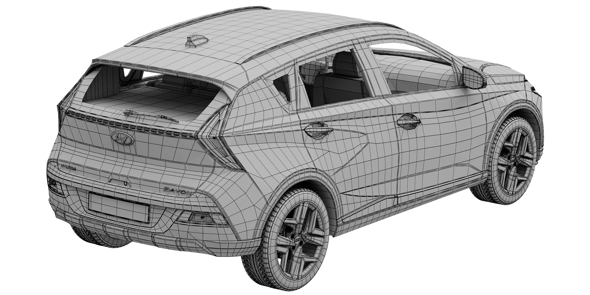 Hyundai Bayon, 3D model preview 36