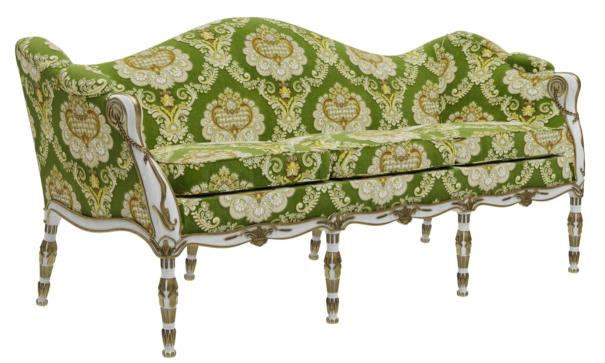 George III Settee — 3D model preview 1