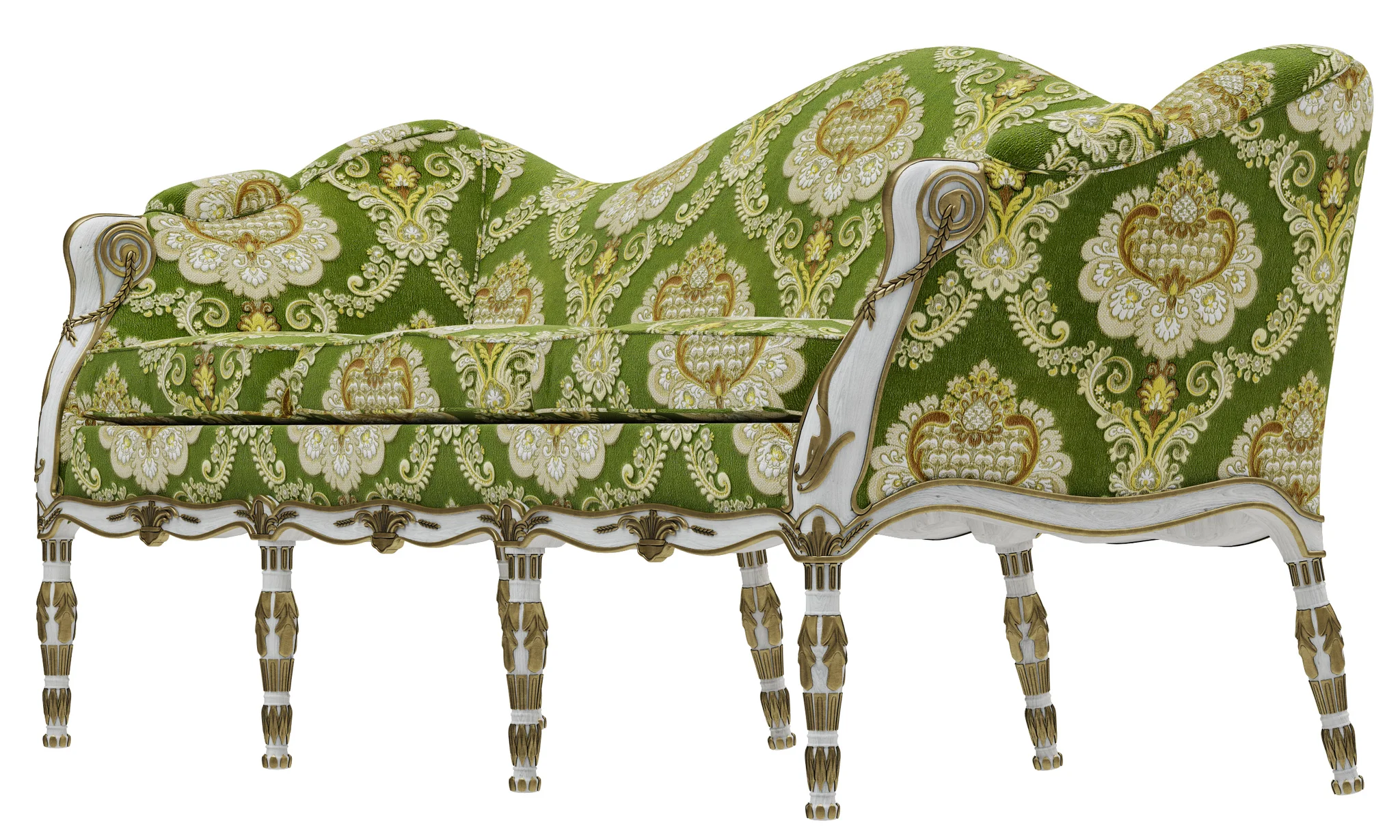 George III Settee — 3D model preview 3