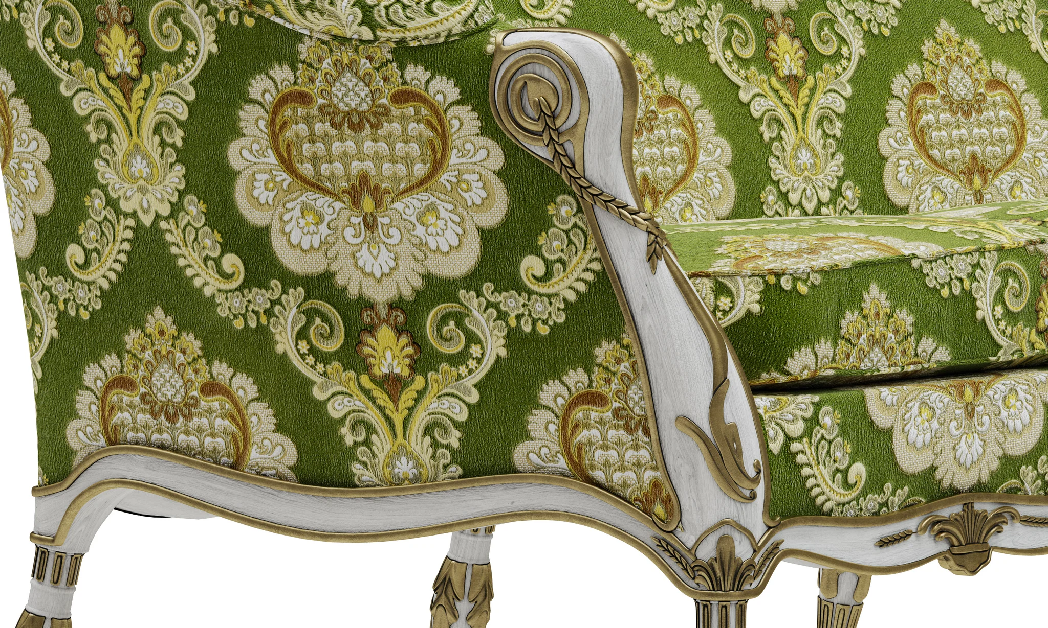 George III Settee — 3D model preview 4