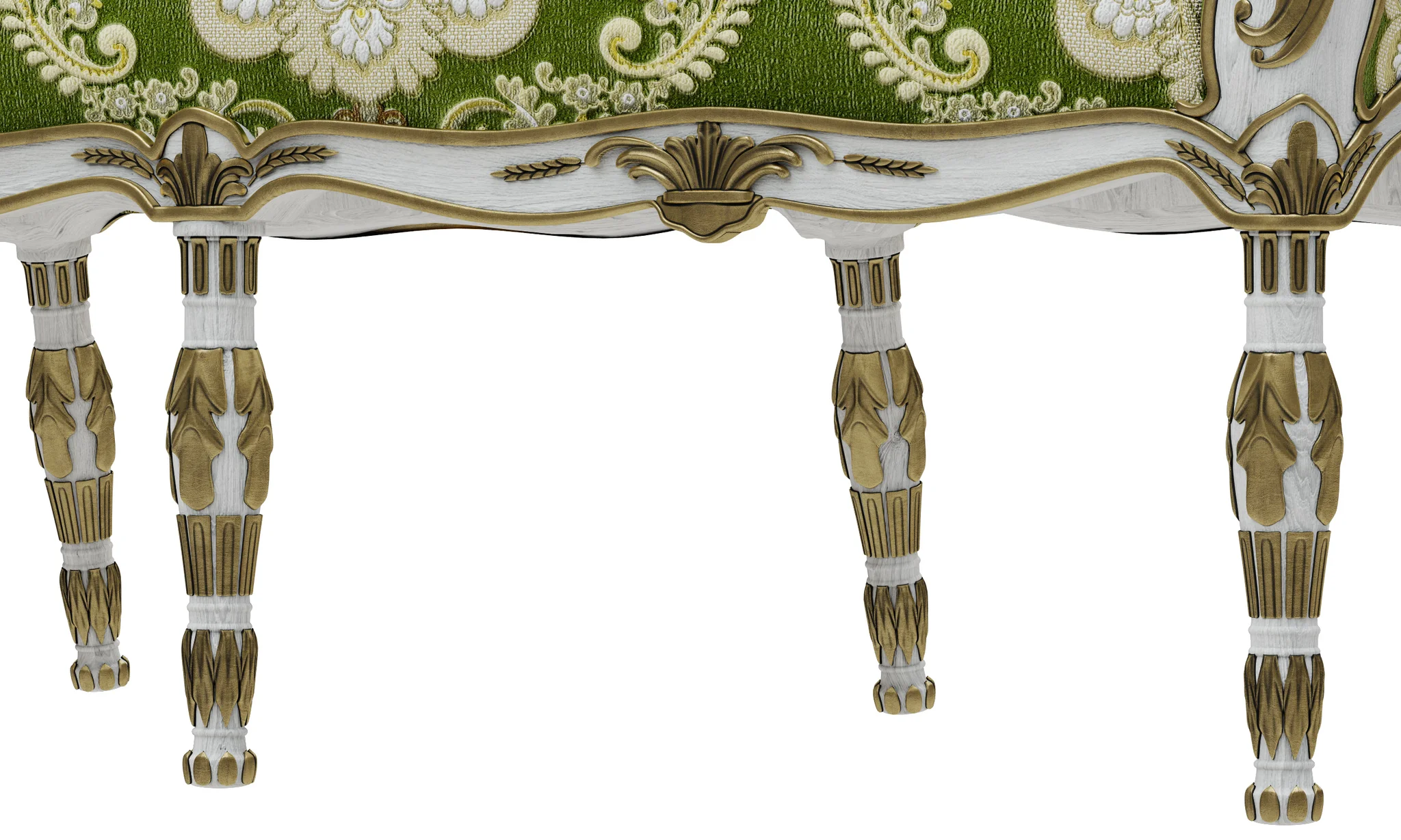 George III Settee — 3D model preview 7