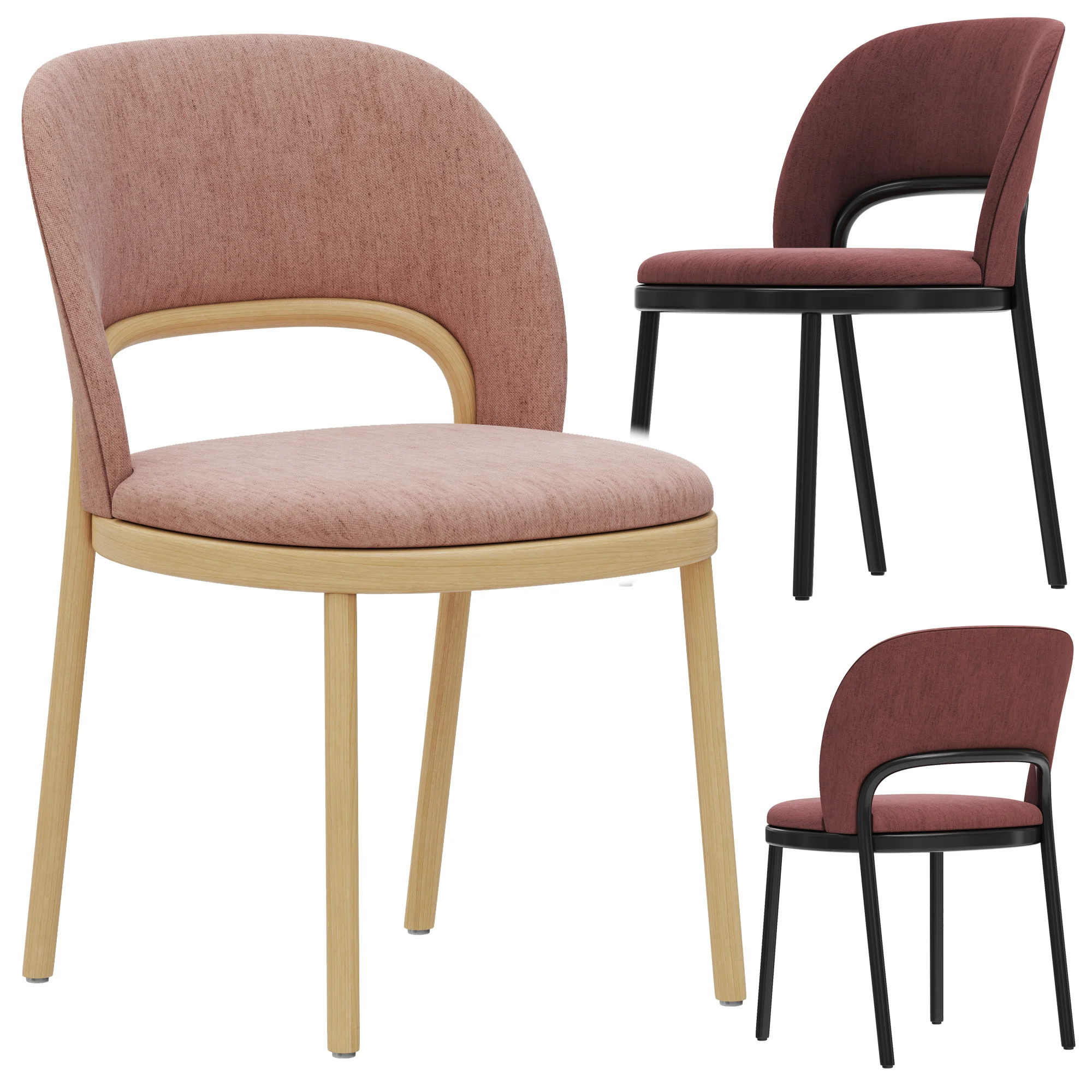 Thonet 520 P — 3D model preview 5
