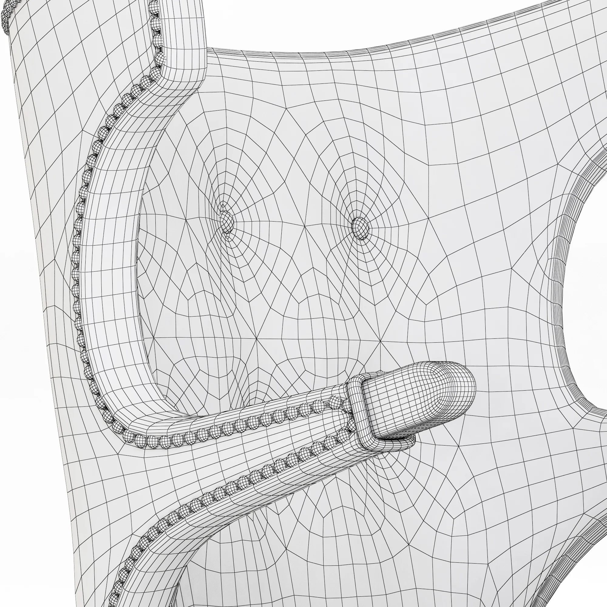 Brabbu Sika Armchair, 3D model preview 13