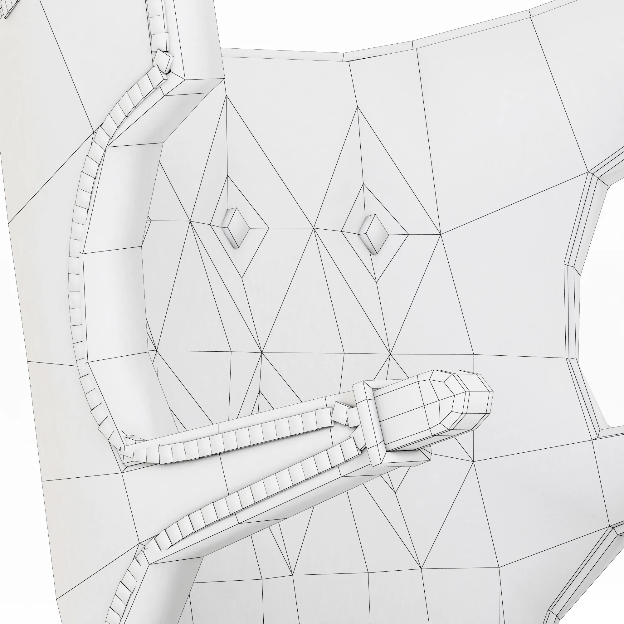 Brabbu Sika Armchair, 3D model preview 14