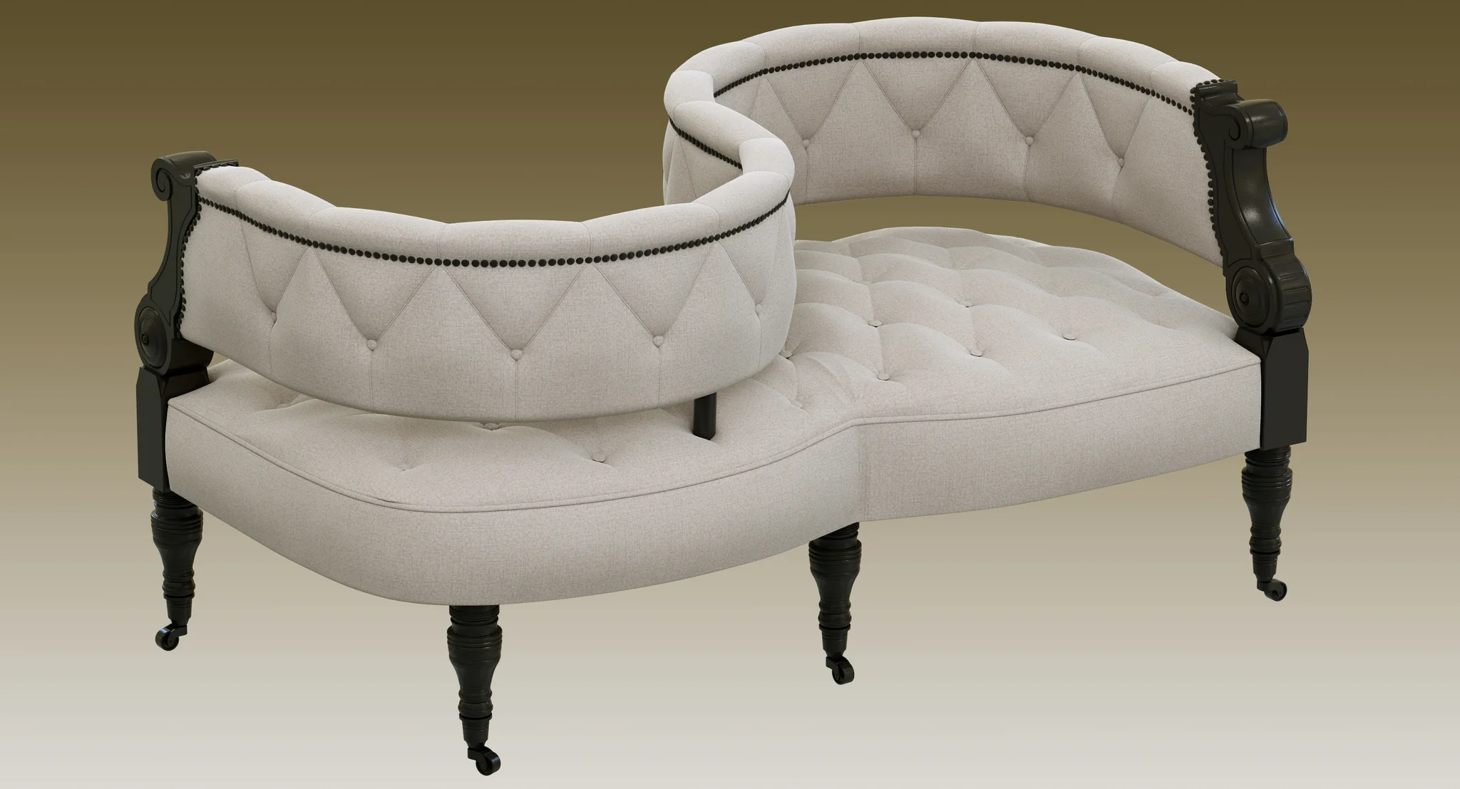 Eichholtz Sofa Gaby — 3D model preview 2