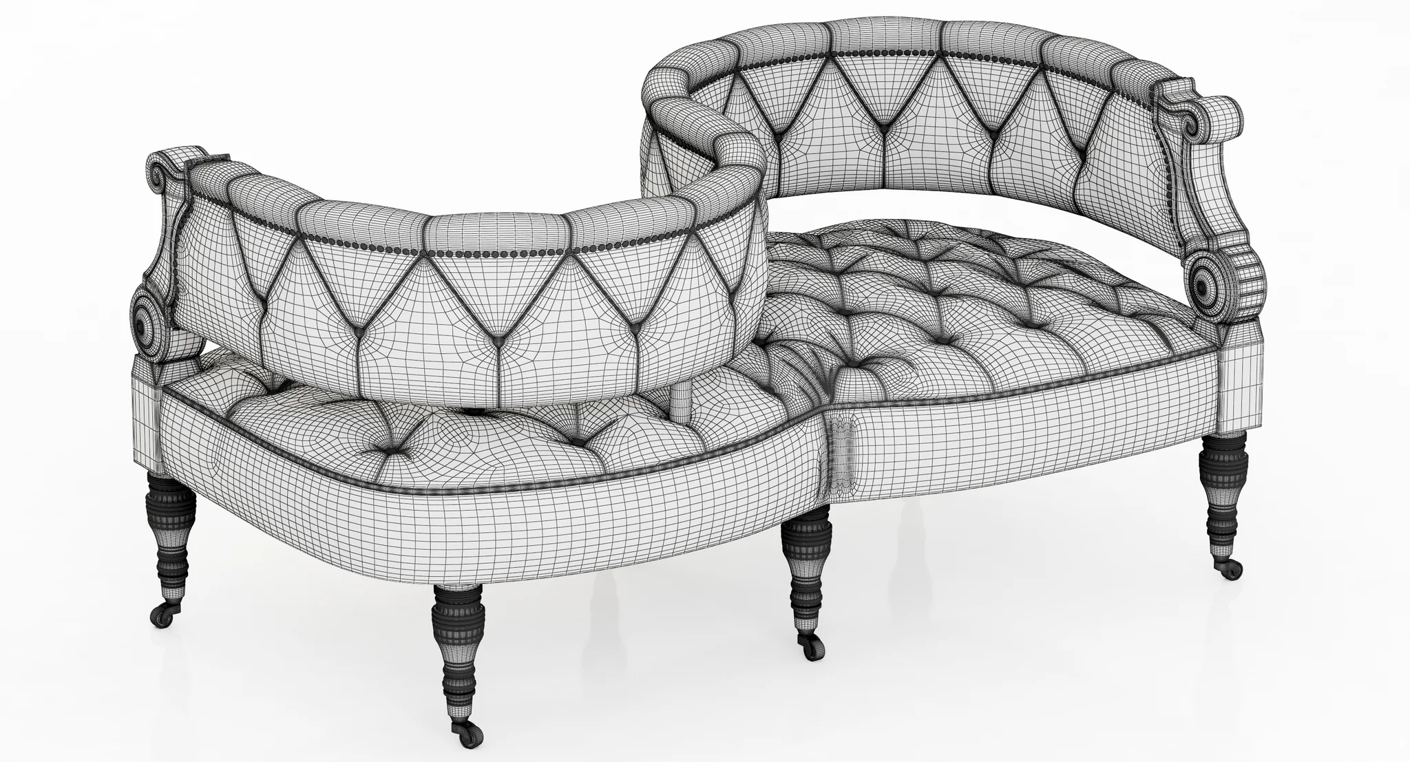 Eichholtz Sofa Gaby — 3D model preview 3