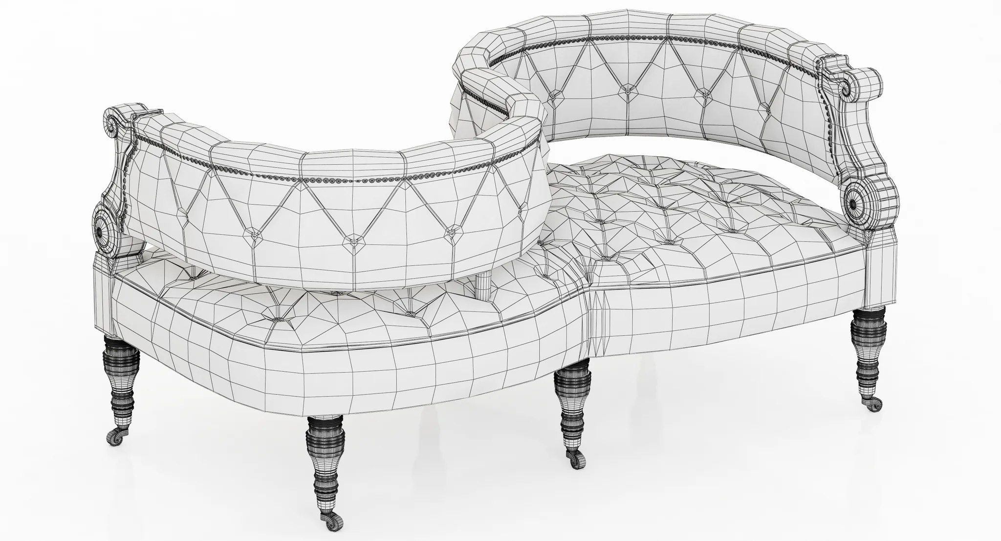 Eichholtz Sofa Gaby — 3D model preview 4