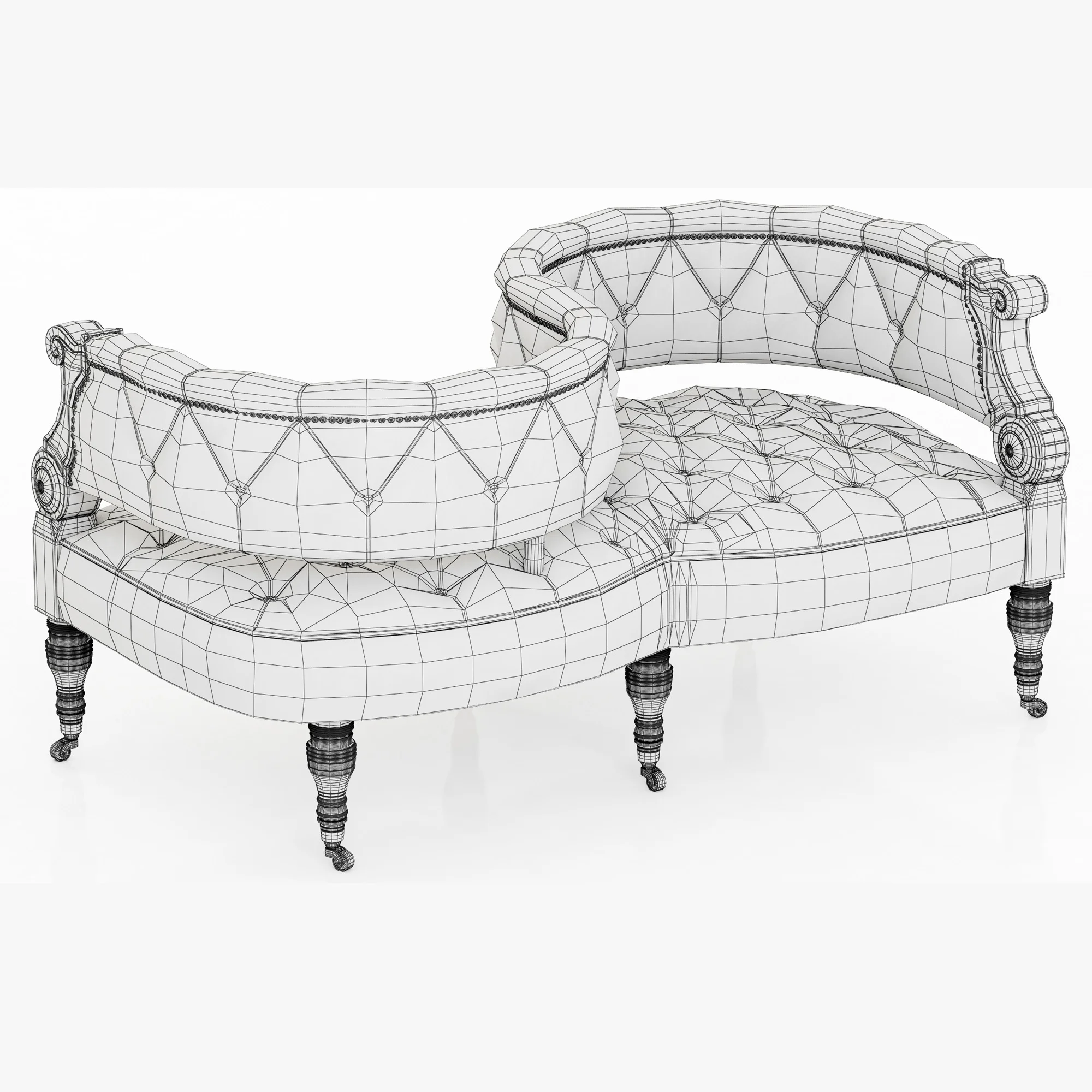 Eichholtz Sofa Gaby — 3D model preview 5