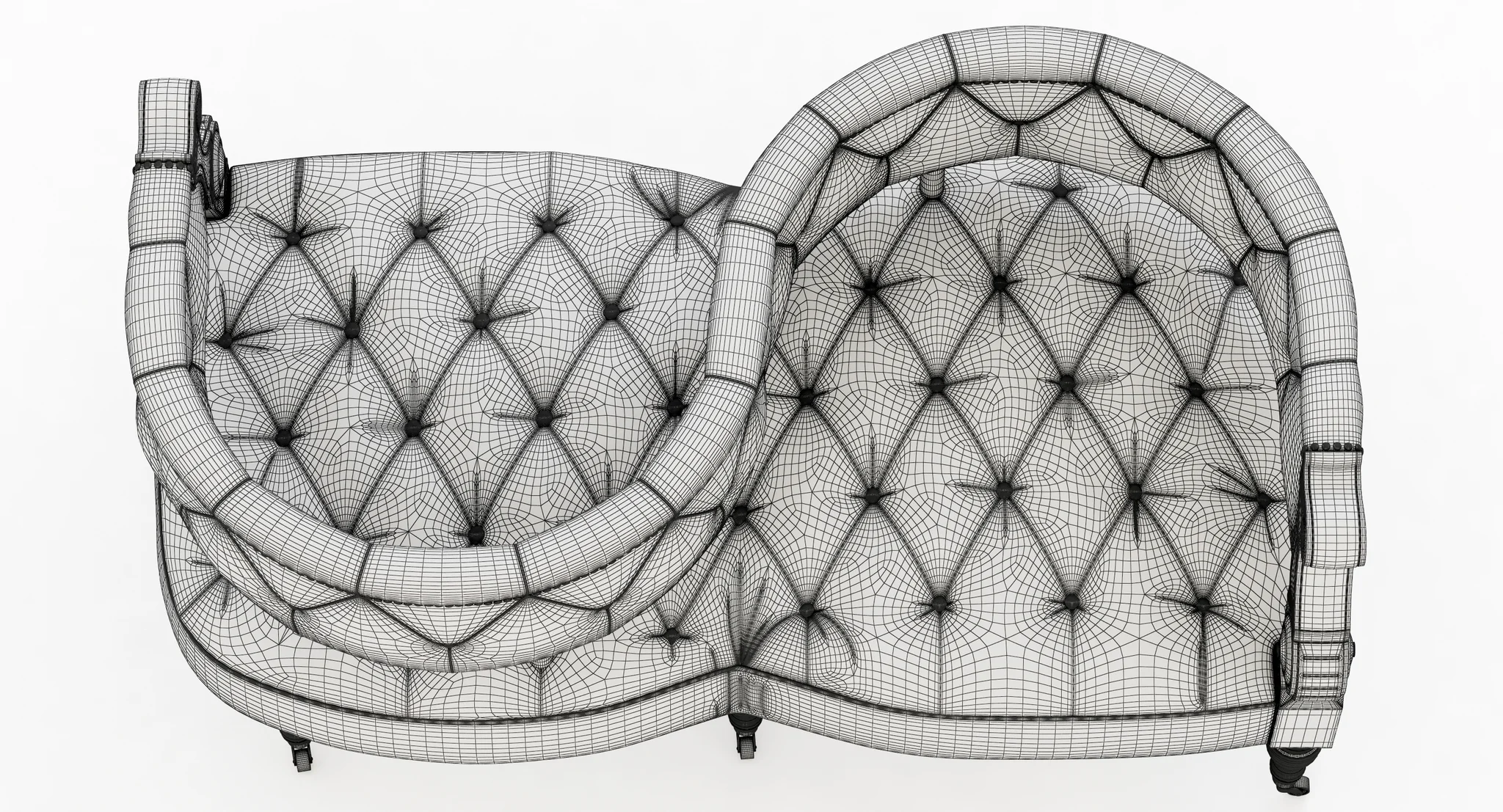Eichholtz Sofa Gaby — 3D model preview 11