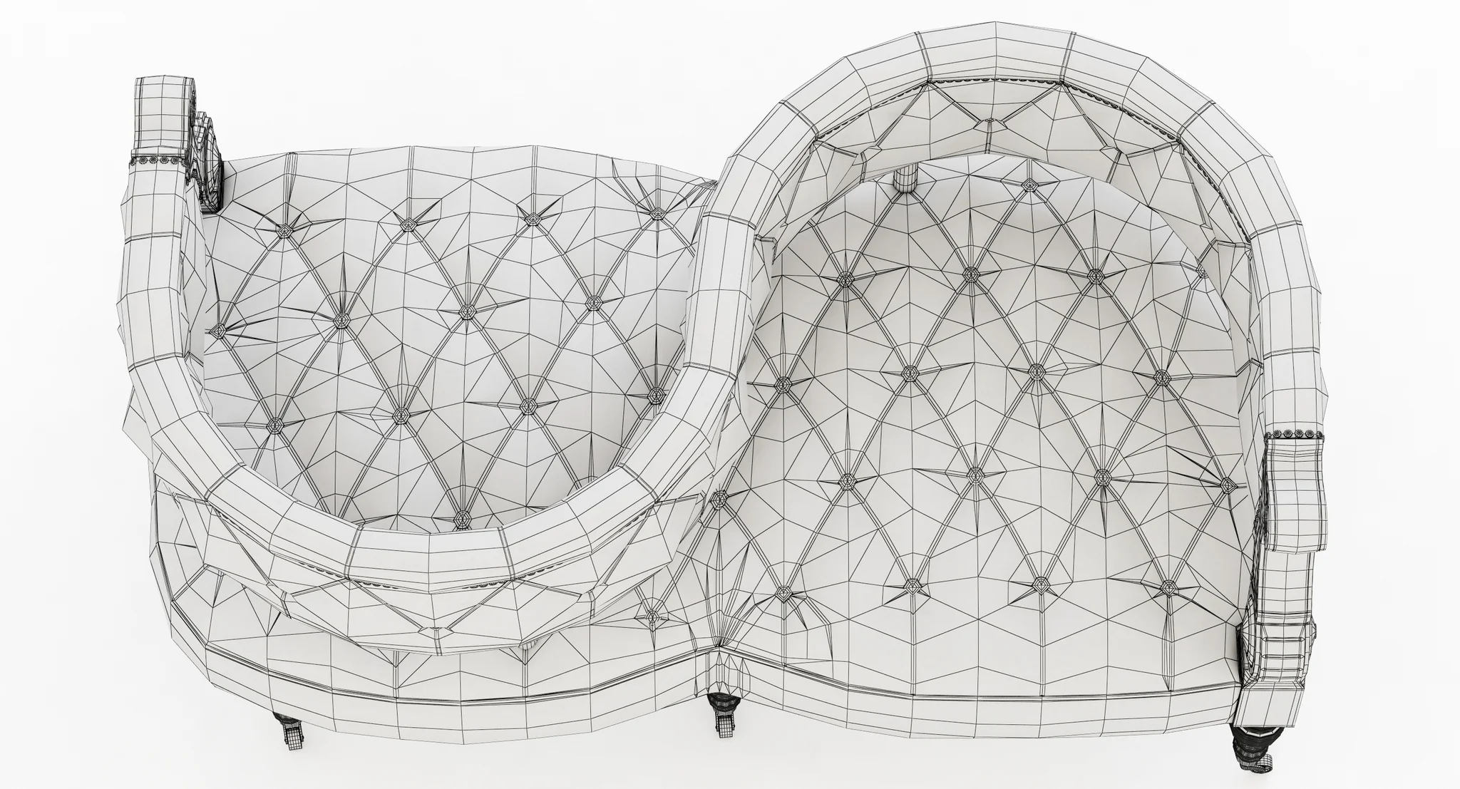 Eichholtz Sofa Gaby — 3D model preview 12
