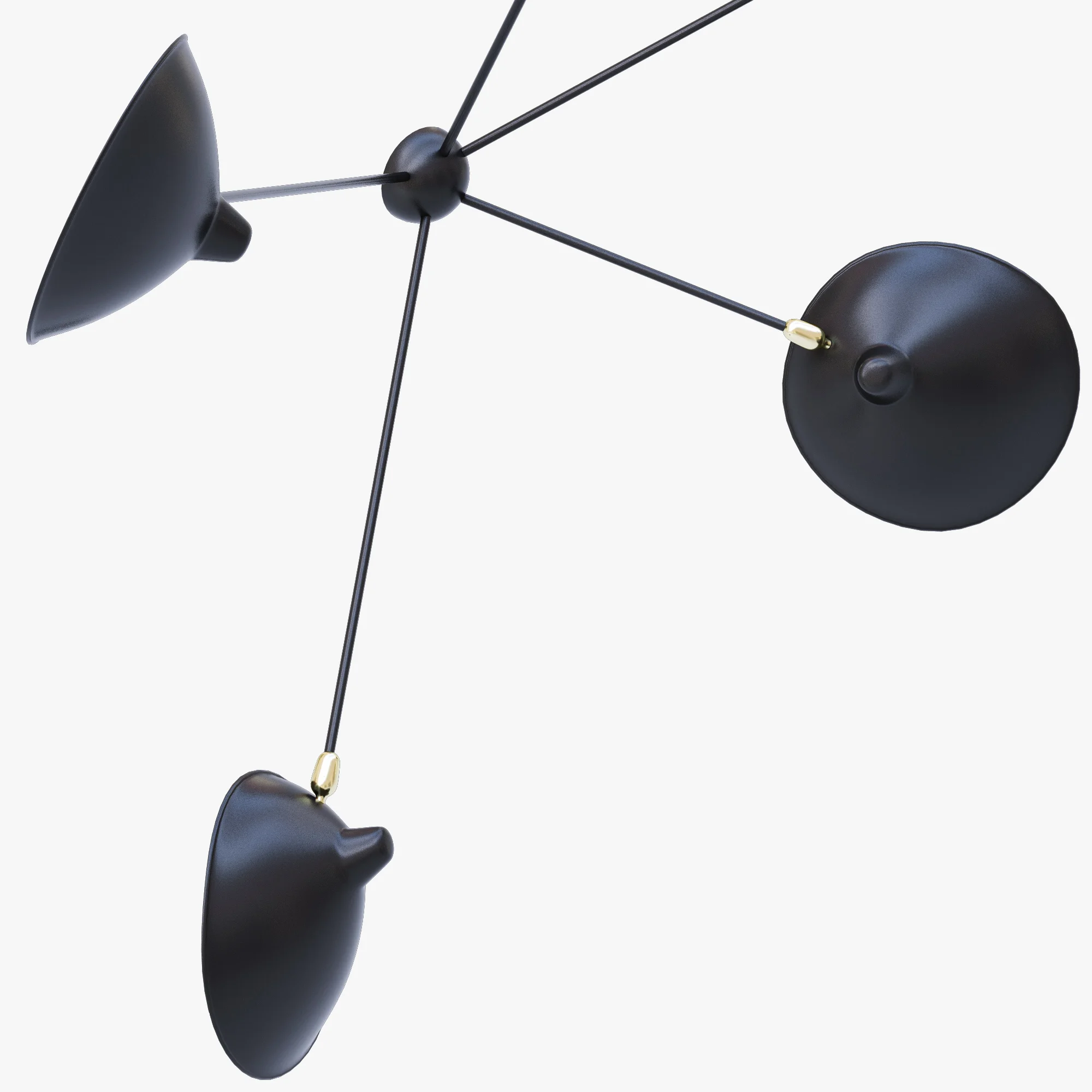 Serge Mouille Spider Sconce Five Arms MSC SP5 — 3D model preview 3
