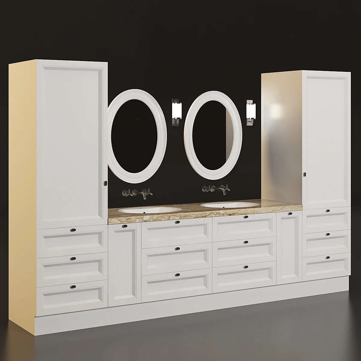 Bathroom Furniture — 3D model preview 4