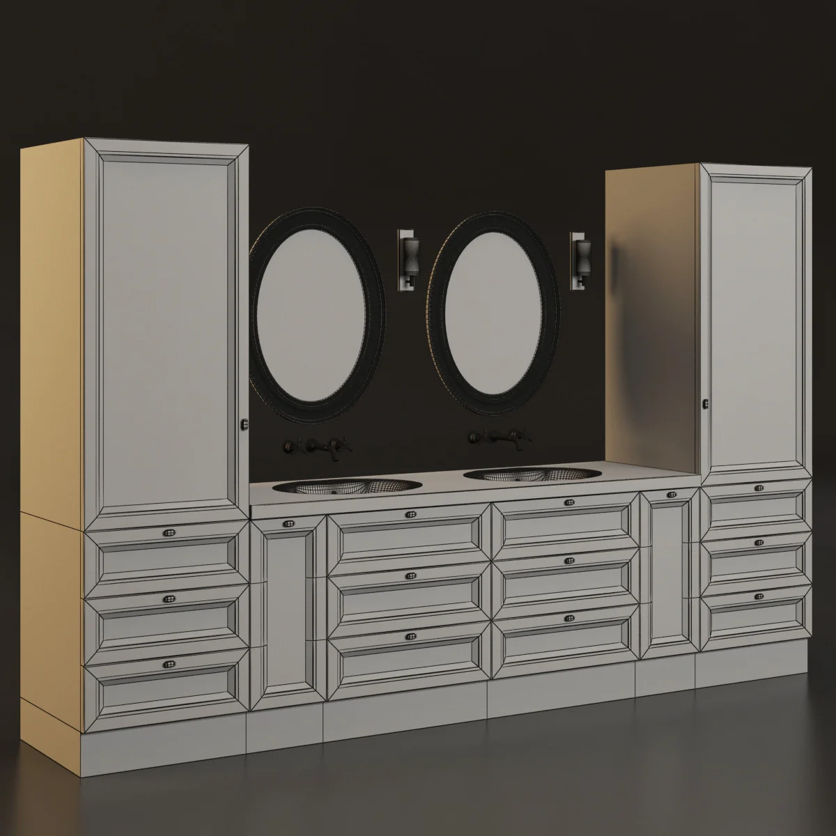 Bathroom Furniture — 3D model preview 5