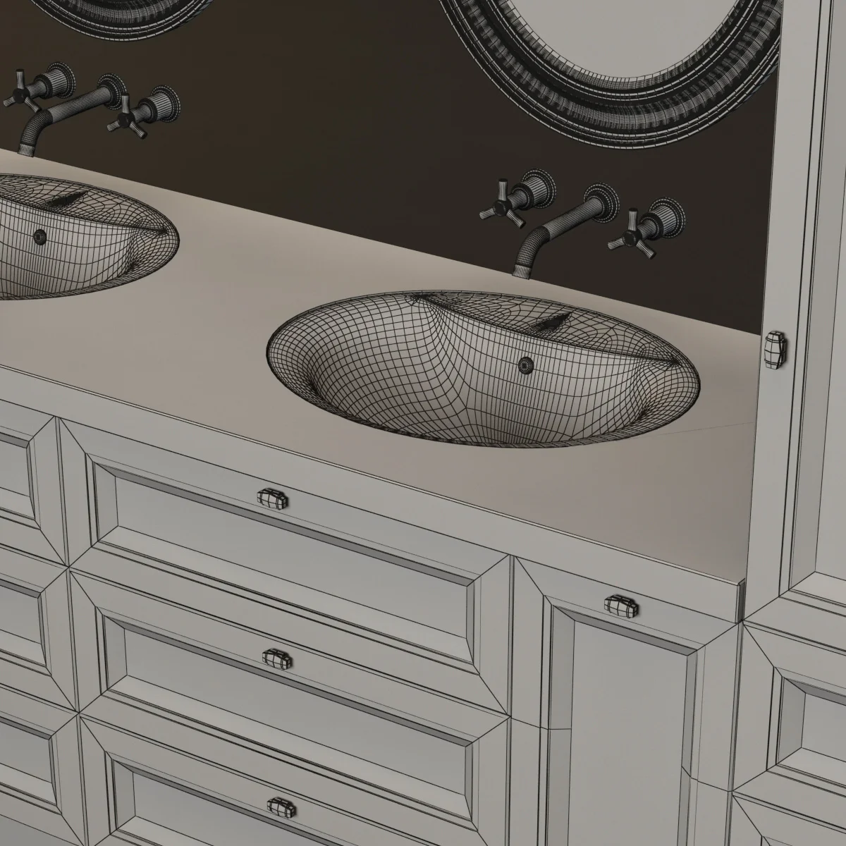 Bathroom Furniture — 3D model preview 7