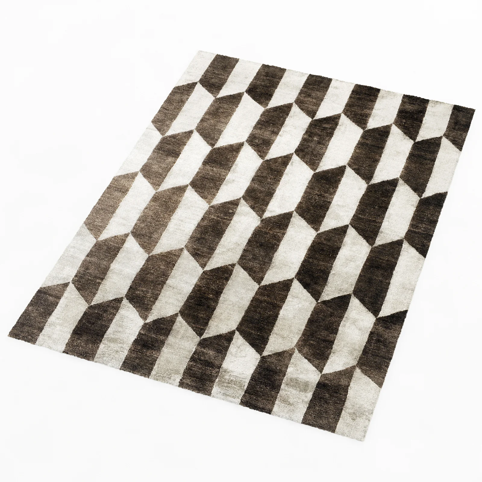Baxter FIFTIES TRAPEZOID RUG — 3D model preview 8