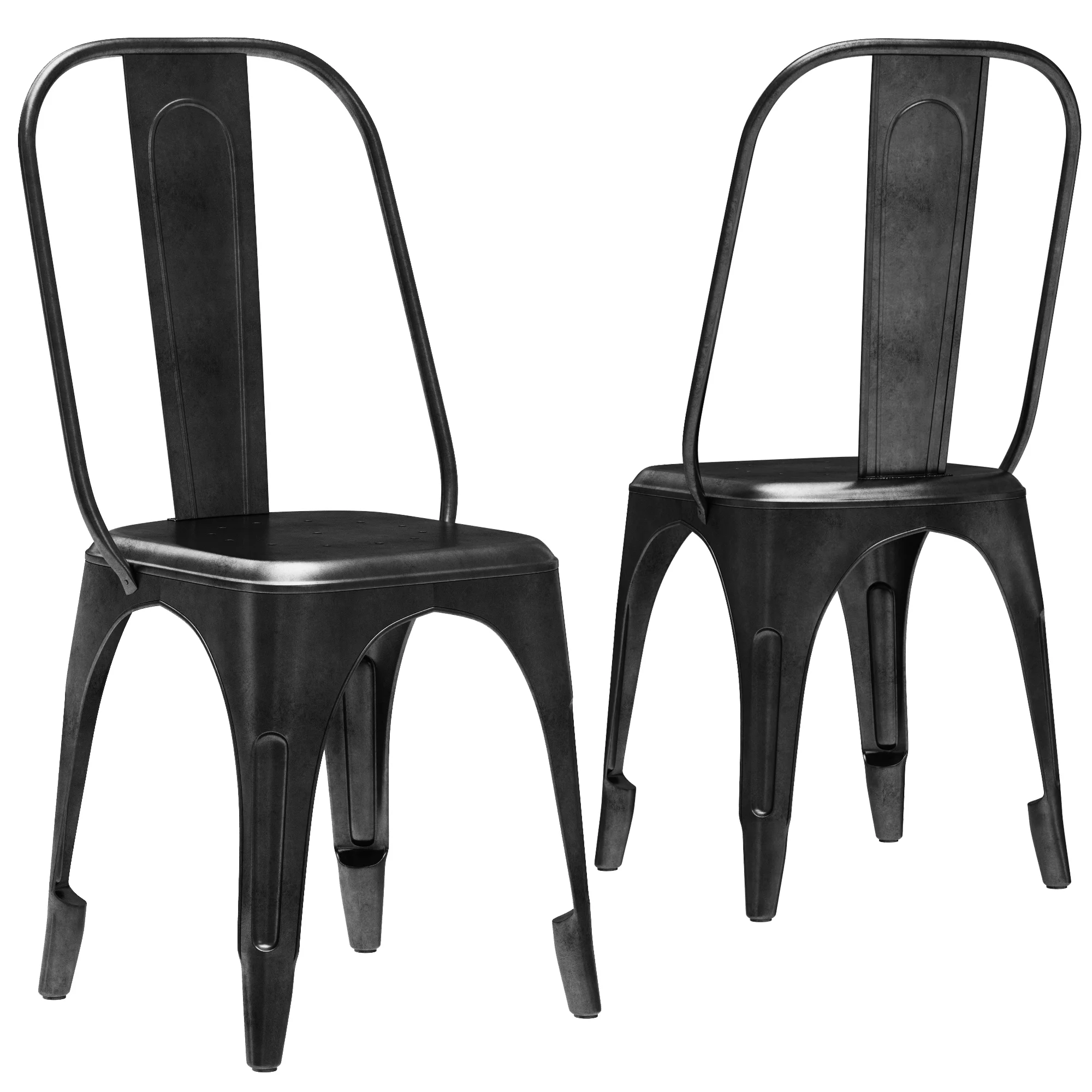 Restoration Hardware Remy Side Chair — 3D model preview 2